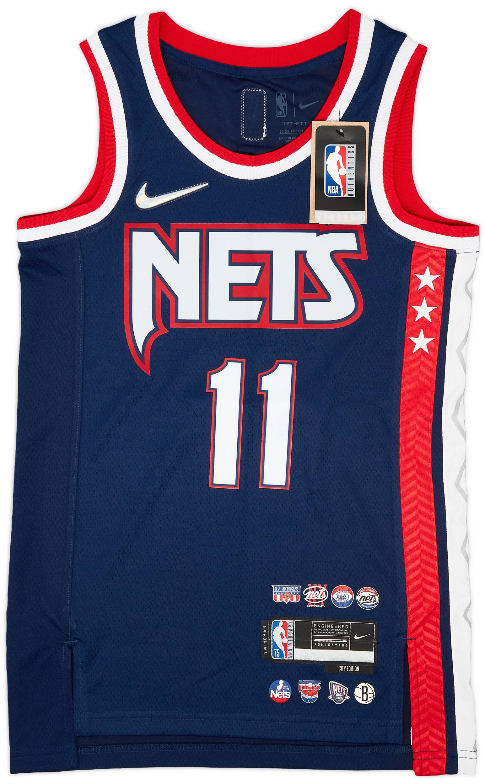 2021 22 Brooklyn Nets Irving 11 Nike Swingman Alternate Jersey XL