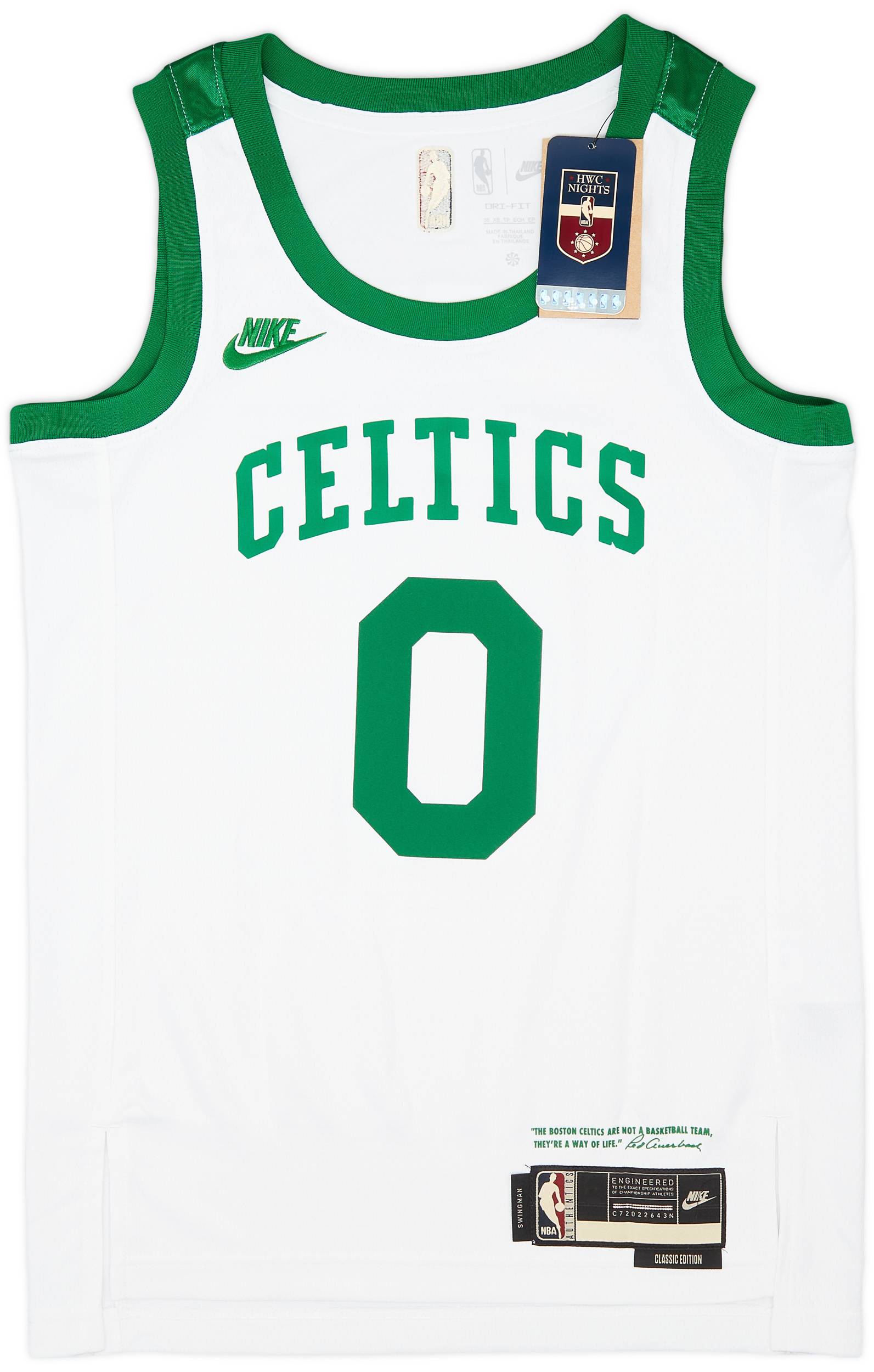 2021 22 Boston Celtics Tatum 0 Nike Swingman Classic Jersey XS