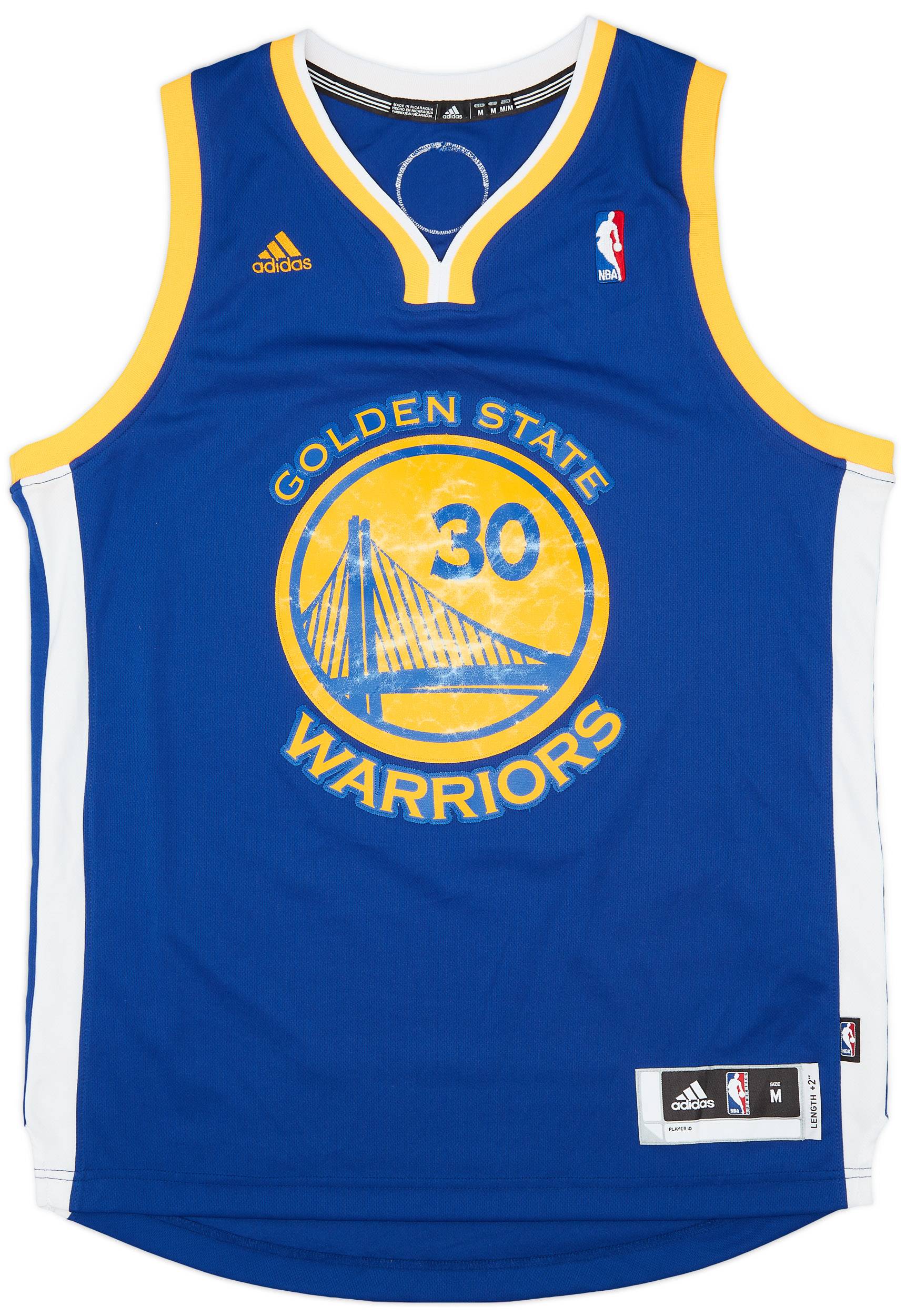 2010-14 Golden State Warriors Curry #30 adidas Swingman Away