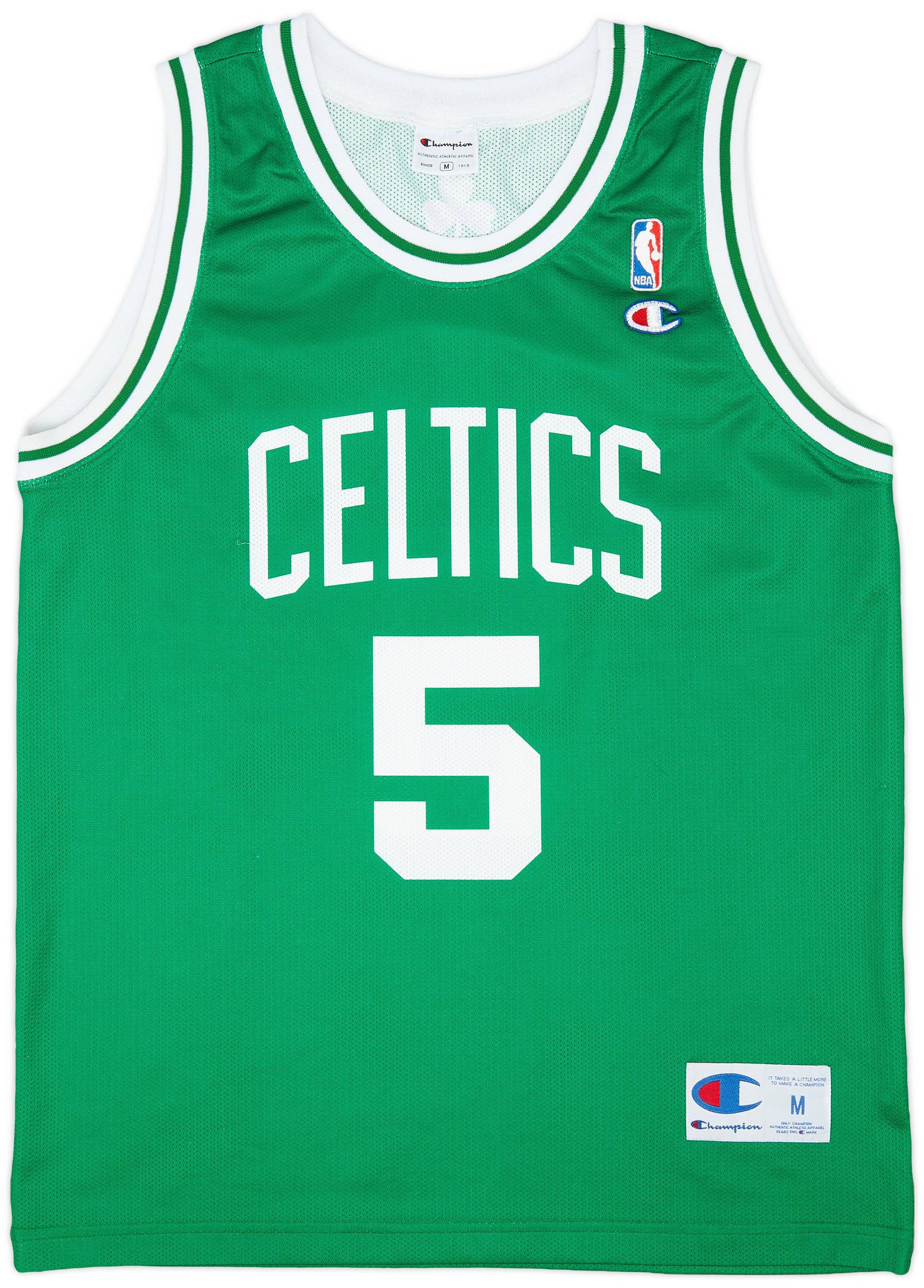 2007-10 Boston Celtics Garnett #5 Champion Away Jersey (Excellent) M