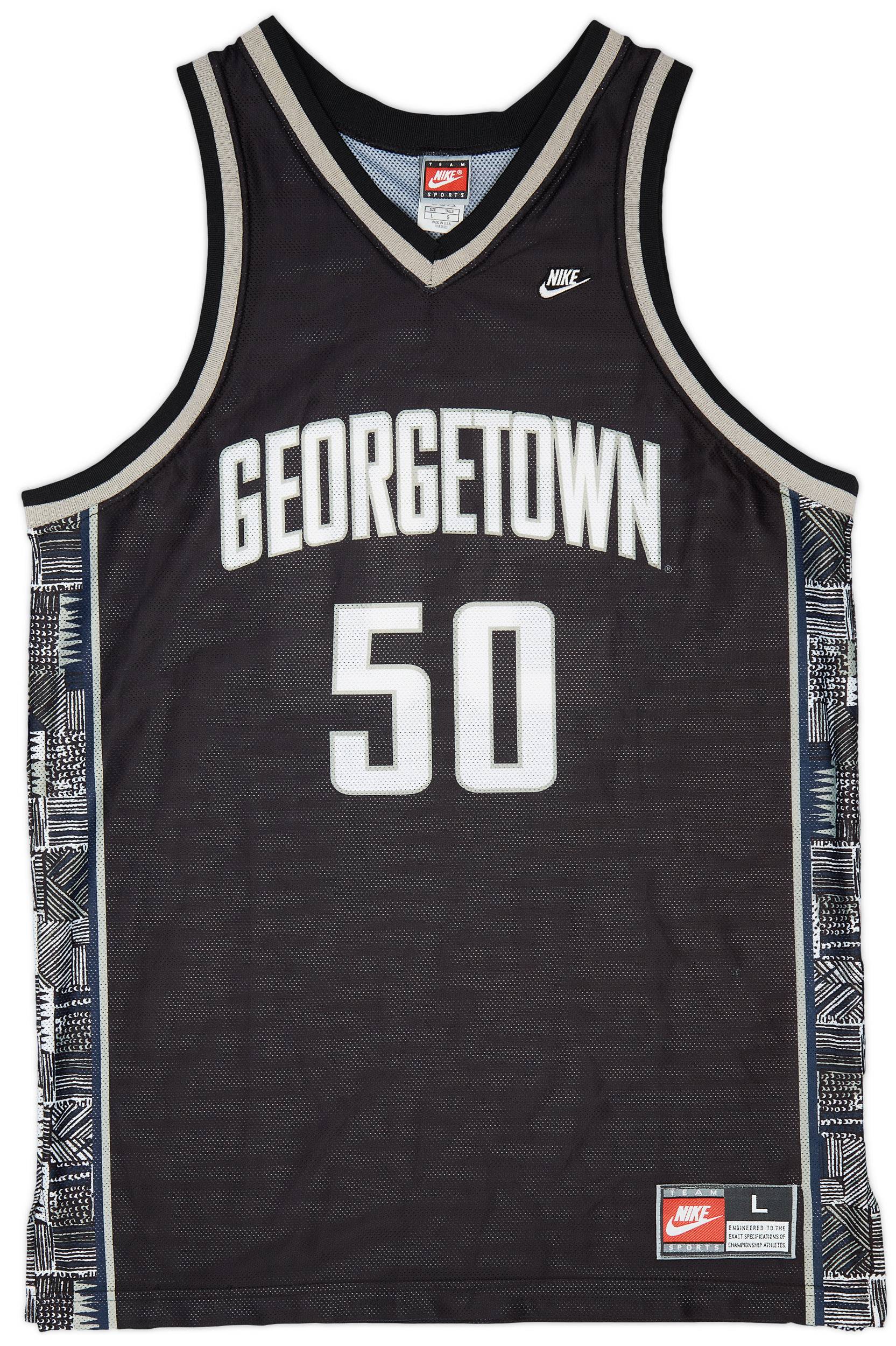1994-96 Georgetown Hoyas Harrington #50 Nike Away Jersey (Excellent) L