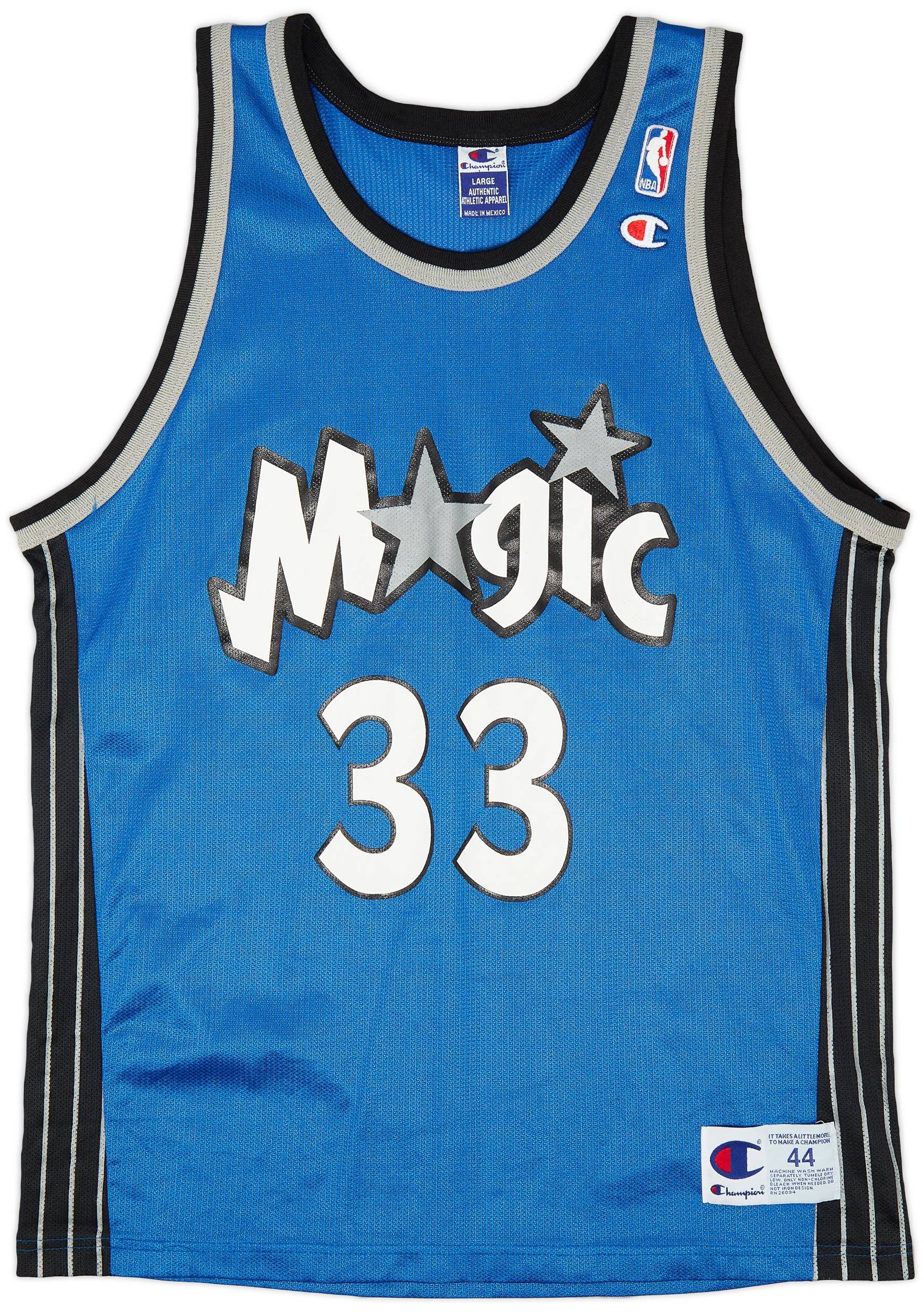 2000 02 Orlando Magic Hill 33 Champion Away Jersey Very Good L