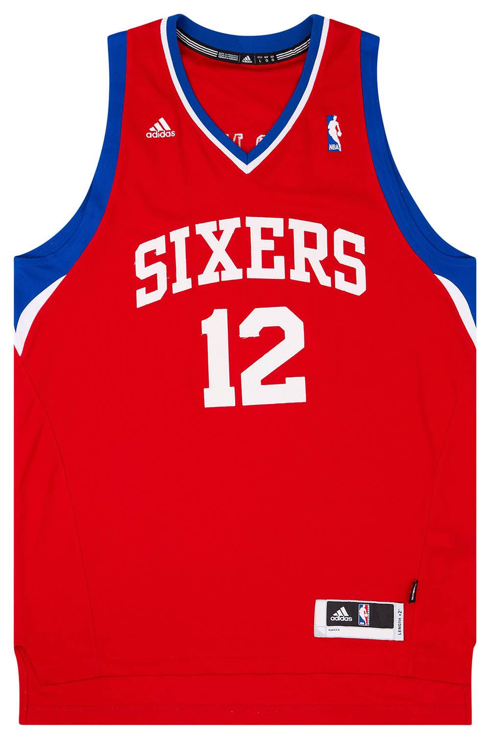 2010-14 Philadelphia 76ers Turner #12 adidas Swingman Away Jersey (Excellent) L