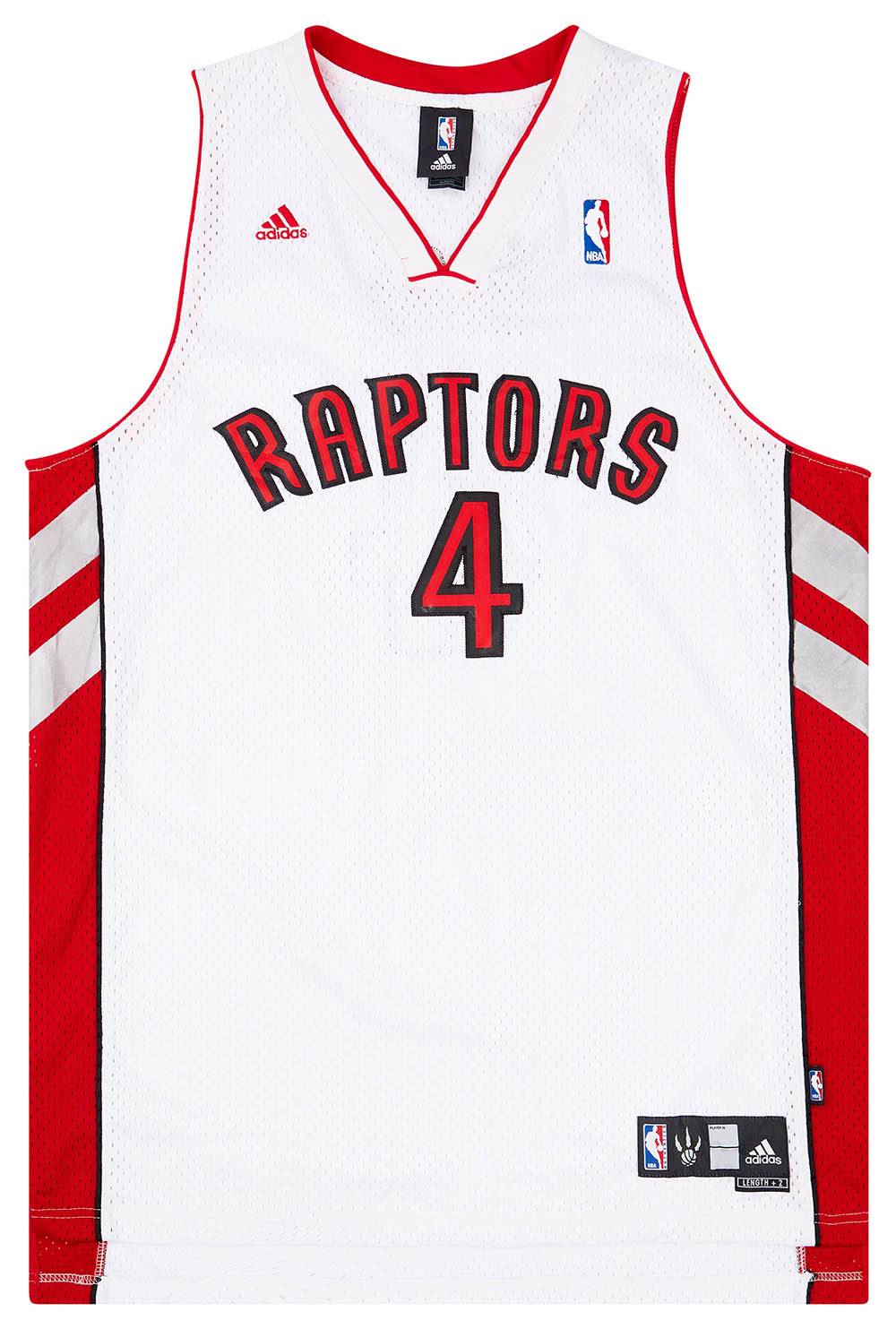2006 10 Toronto Raptors Bosh 4 adidas Swingman Home Jersey Excellent XL