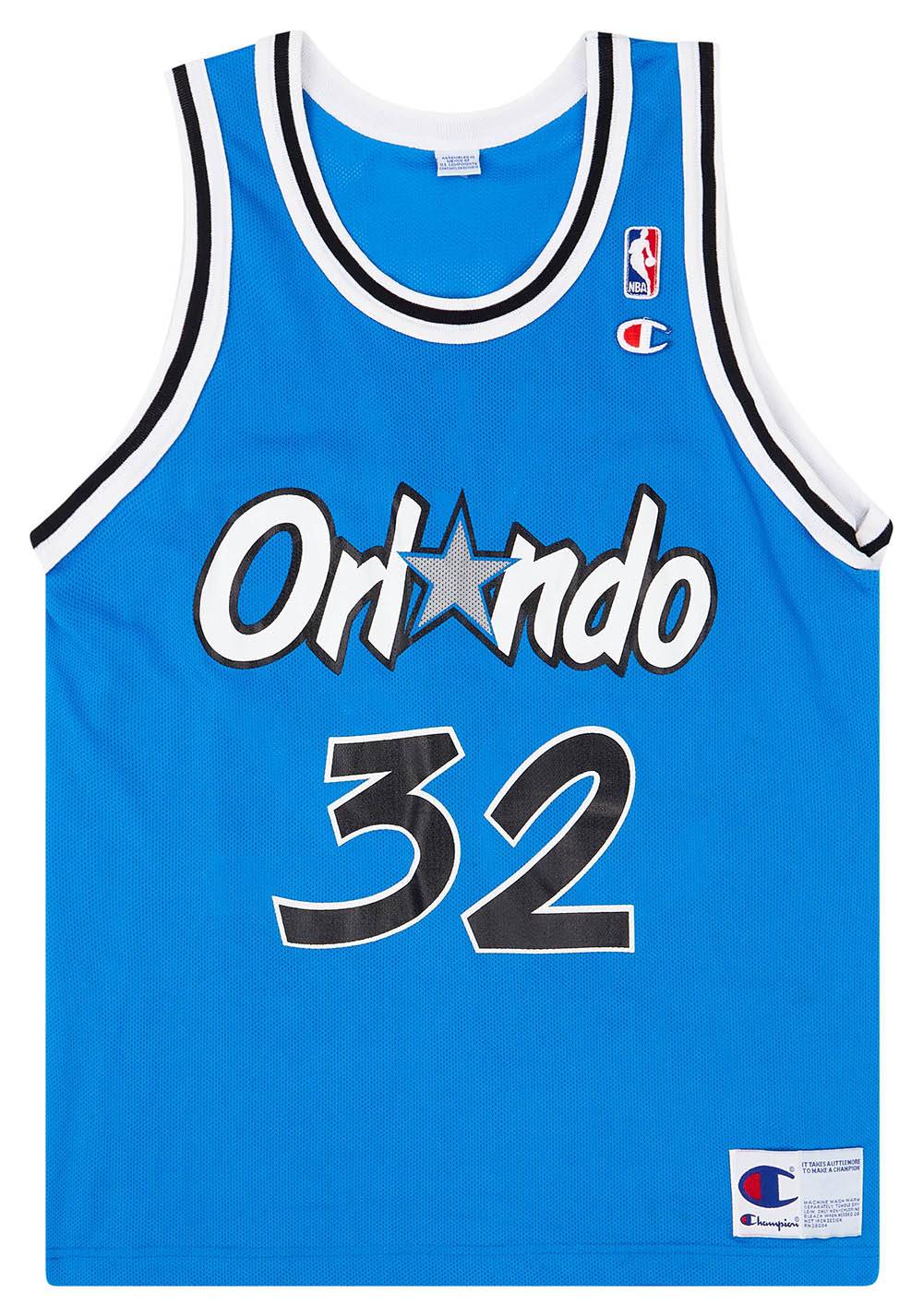 1995 96 Orlando Magic O Neal 32 Champion Away Jersey Excellent M