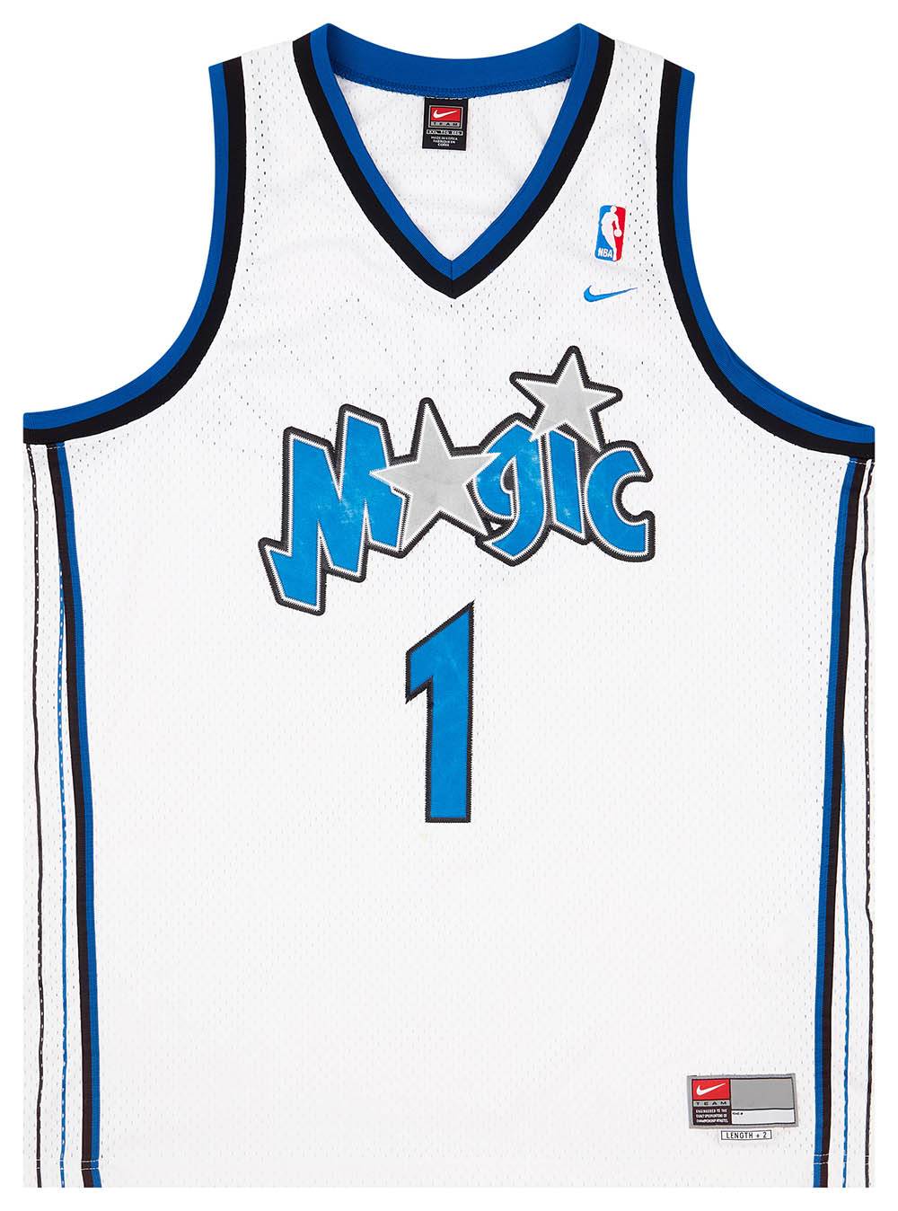 2000 03 Orlando Magic McGrady 1 Nike Swingman Home Jersey Very Good XXL