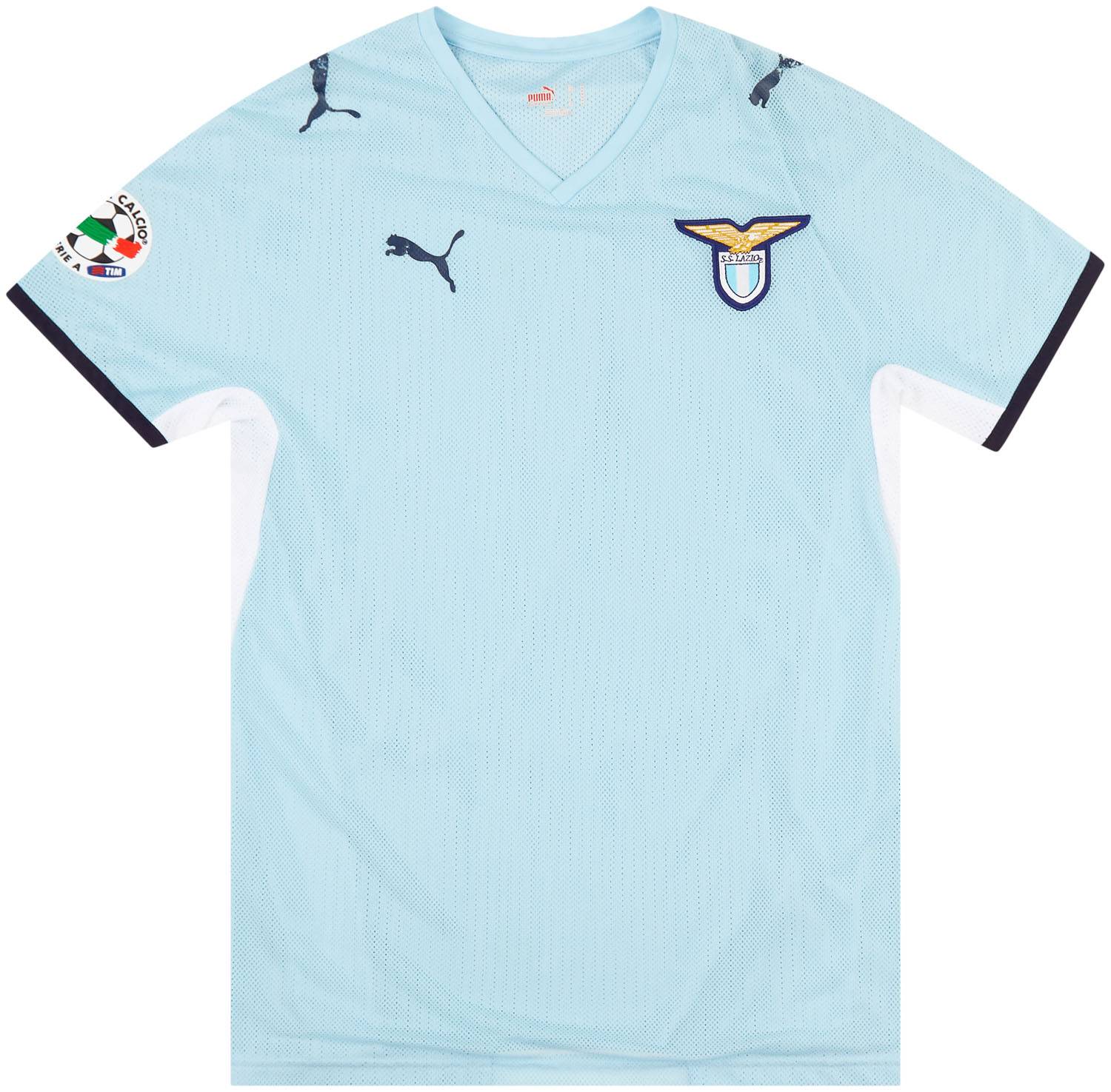 2008-09 Lazio Match Issue Home Shirt Foggia #17