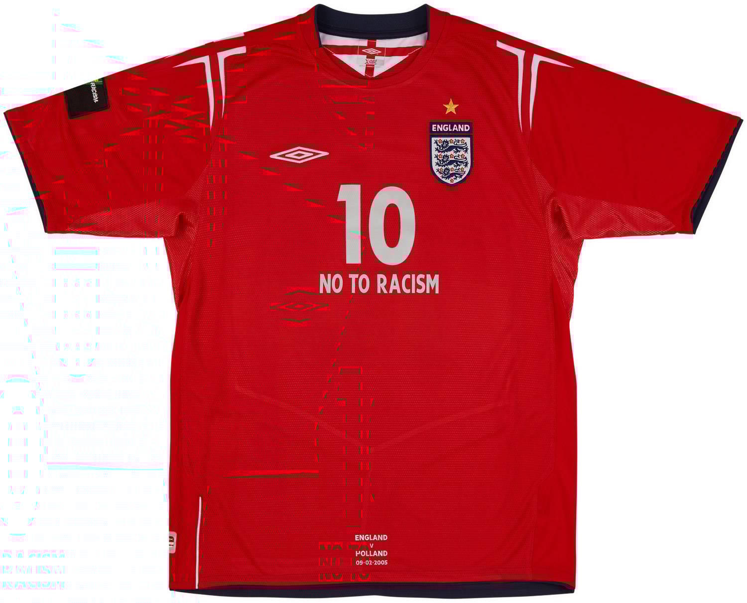 2005 England Match Issue 'Stand Up, Speak Up' Away Shirt Owen #10 (v Netherlands)