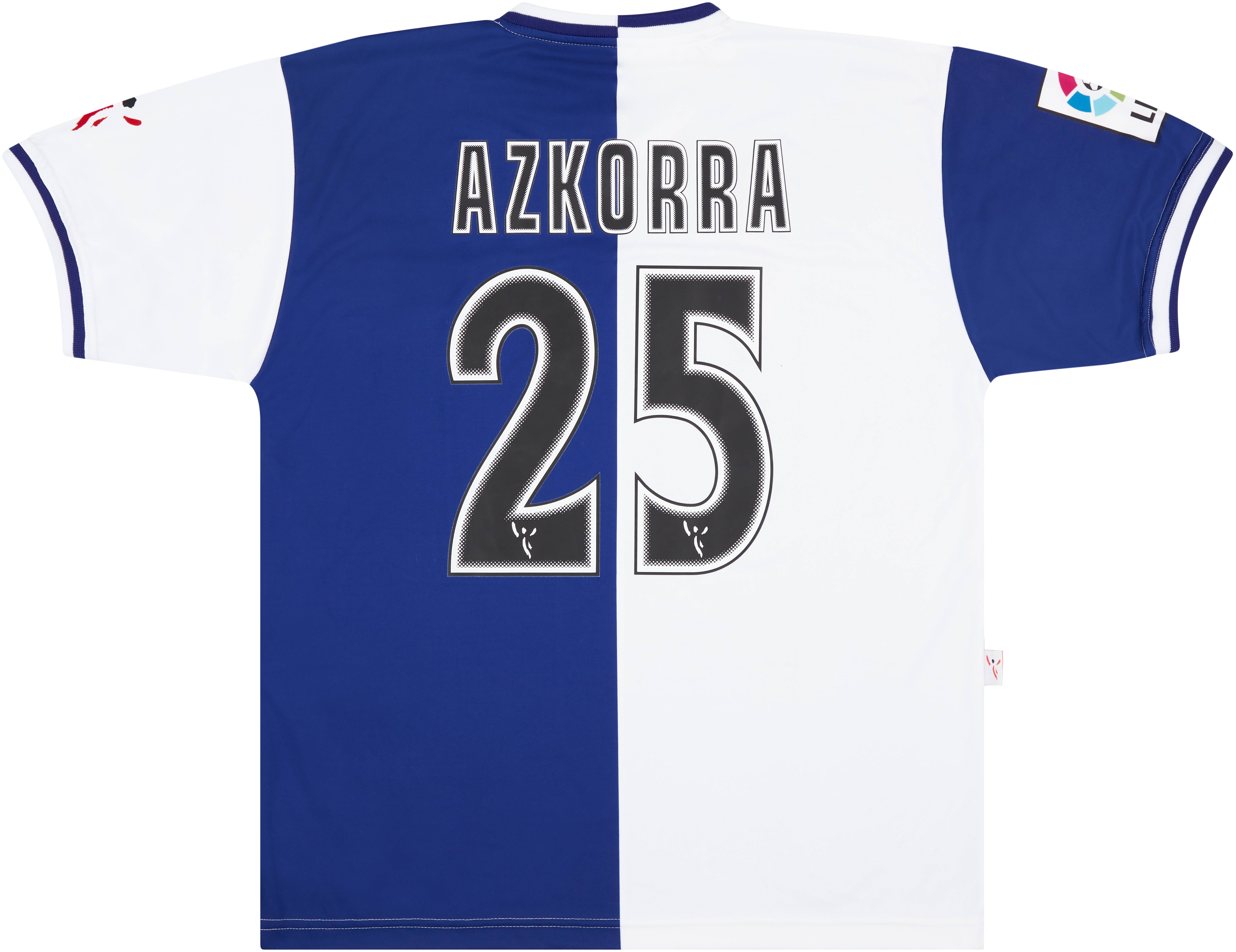 2004-05 Atletic Bilbao Match Issue Away Shirt Azkorra #25