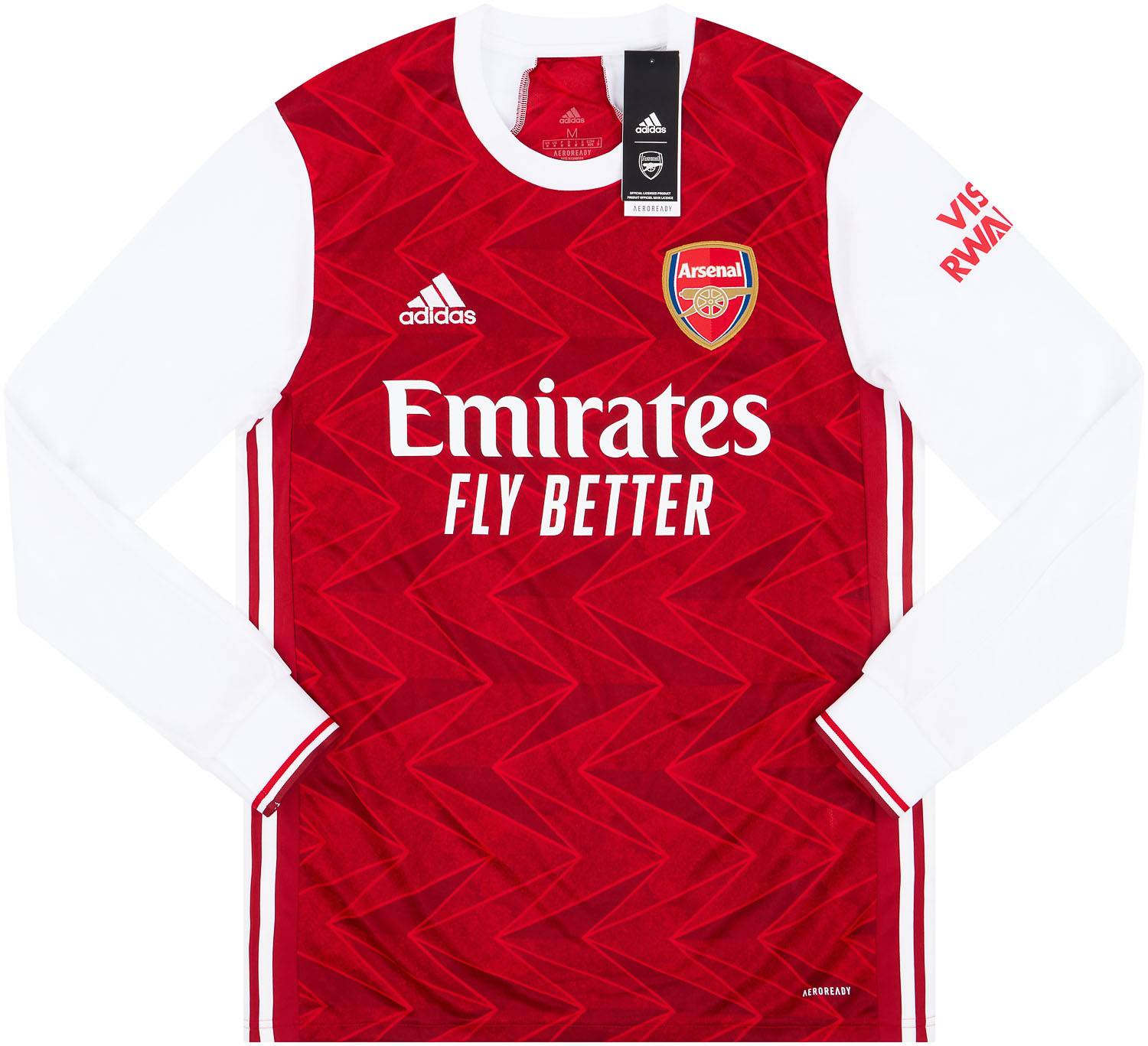 2020-21 Arsenal Home L/S Shirt - NEW