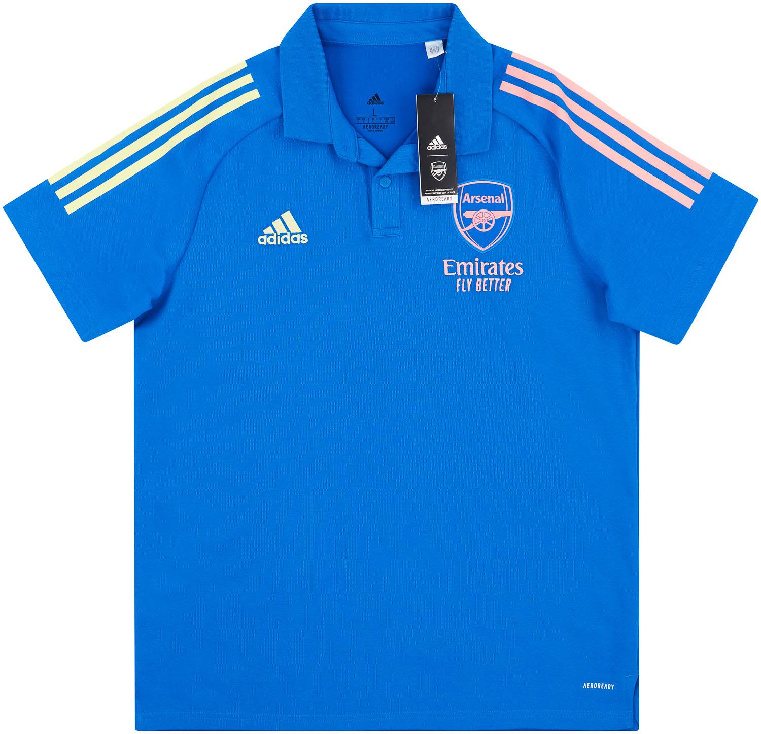 2020 21 Arsenal adidas Polo T Shirt XS