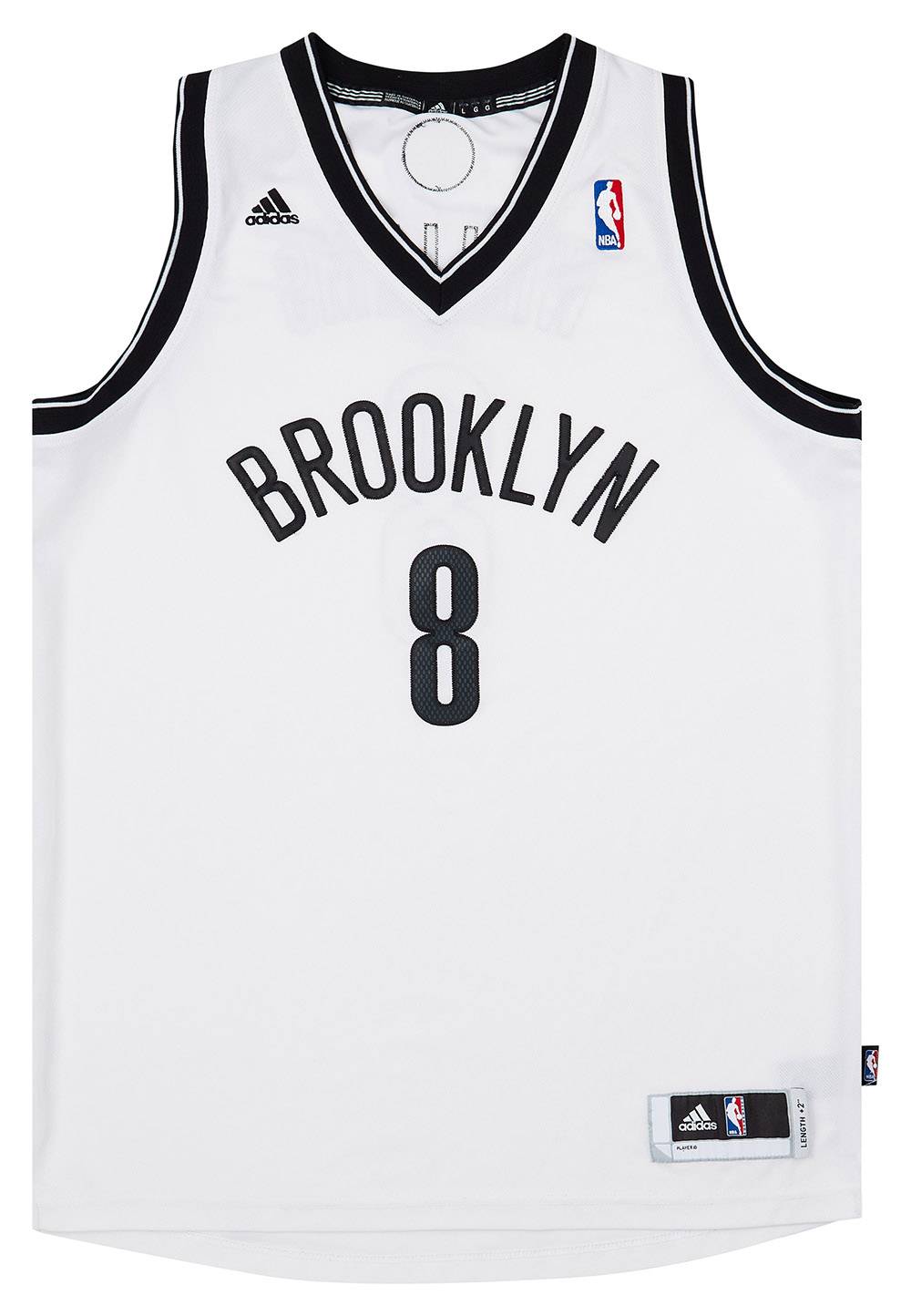 2012-14 Brooklyn Nets Williams #8 adidas Swingman Home Jersey (Excellent) L