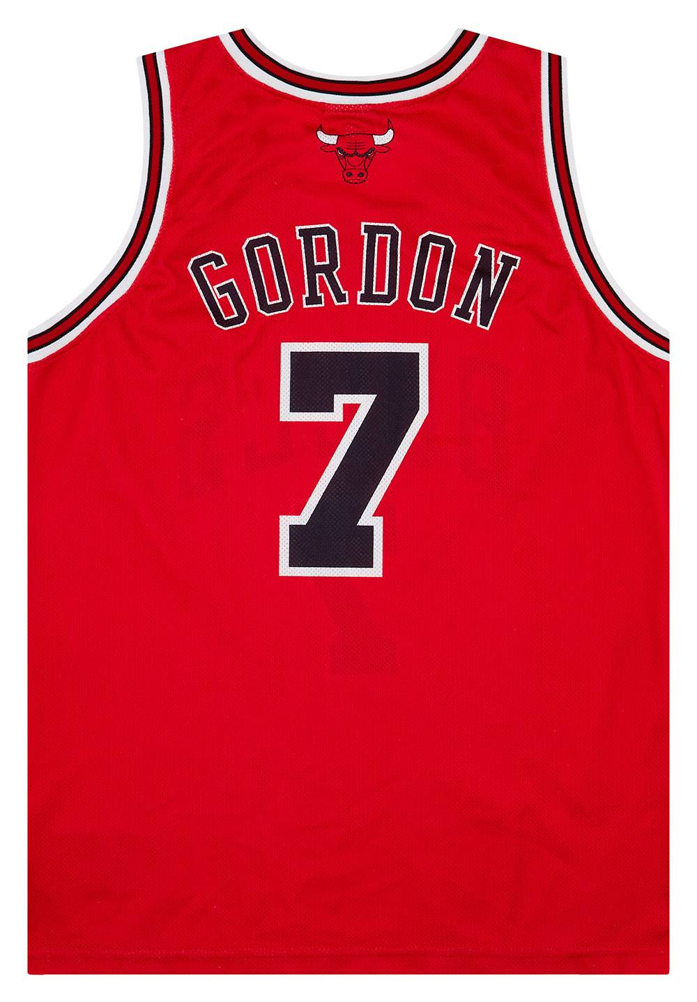 2004-09 Chicago Bulls Gordon #7 Champion Away Jersey