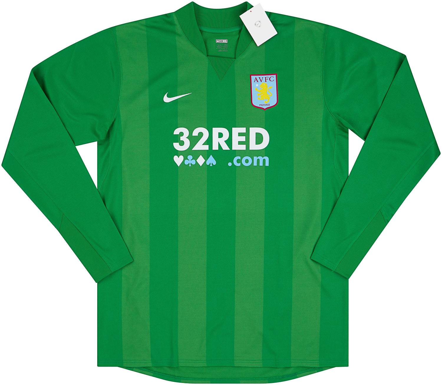 2007-08 Aston Villa Player Issue GK Shirt - NEW
