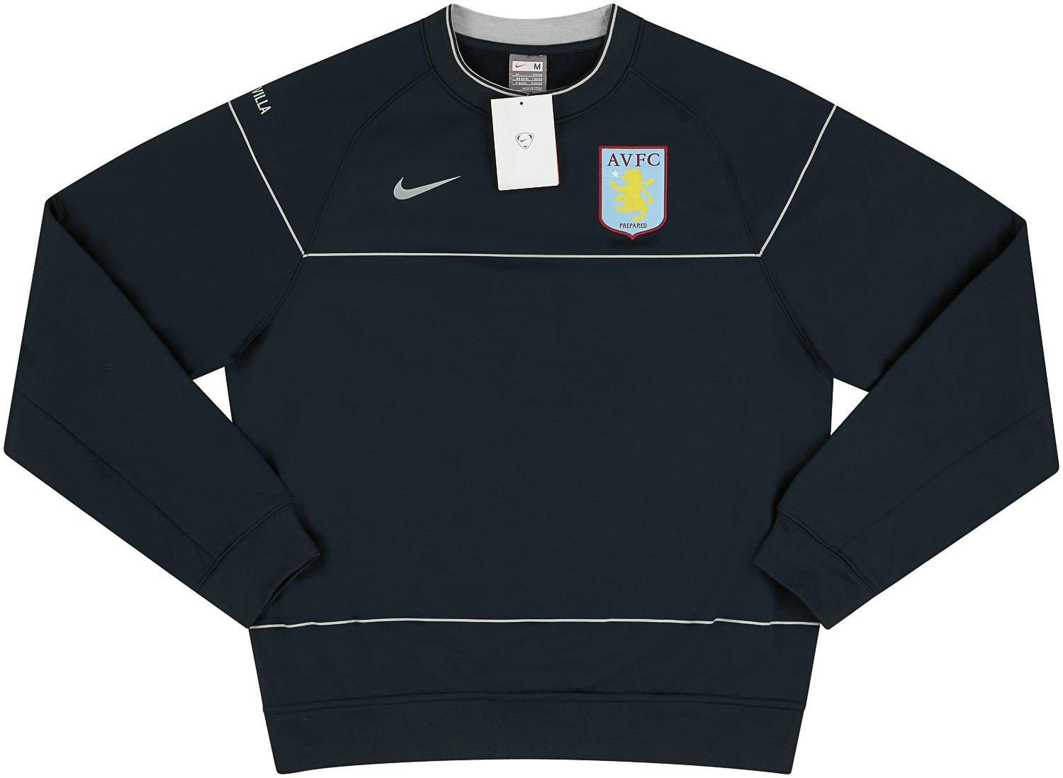 2008-09 Aston Villa Player Issue Training Sweat Top