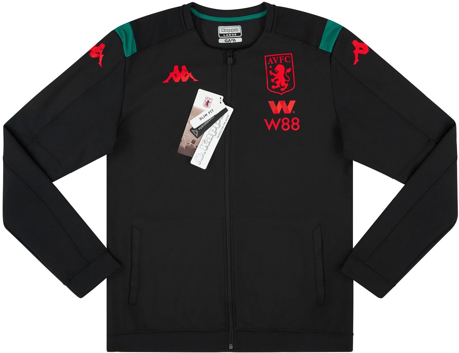 2019-20 Aston Villa Kappa Anthem Jacket - NEW