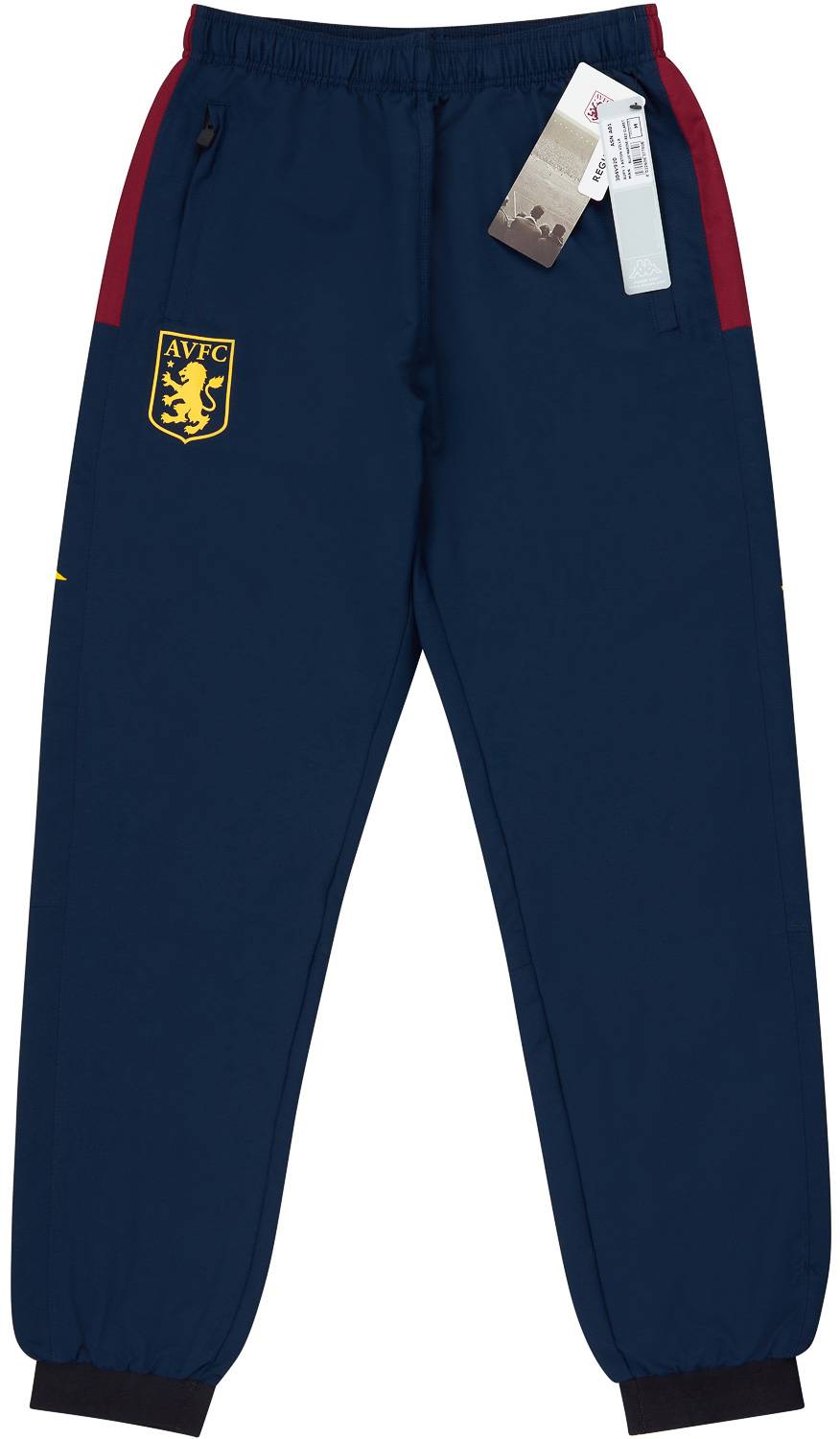 2019-20 Aston Villa Kappa Woven Training Pants/Bottoms - NEW