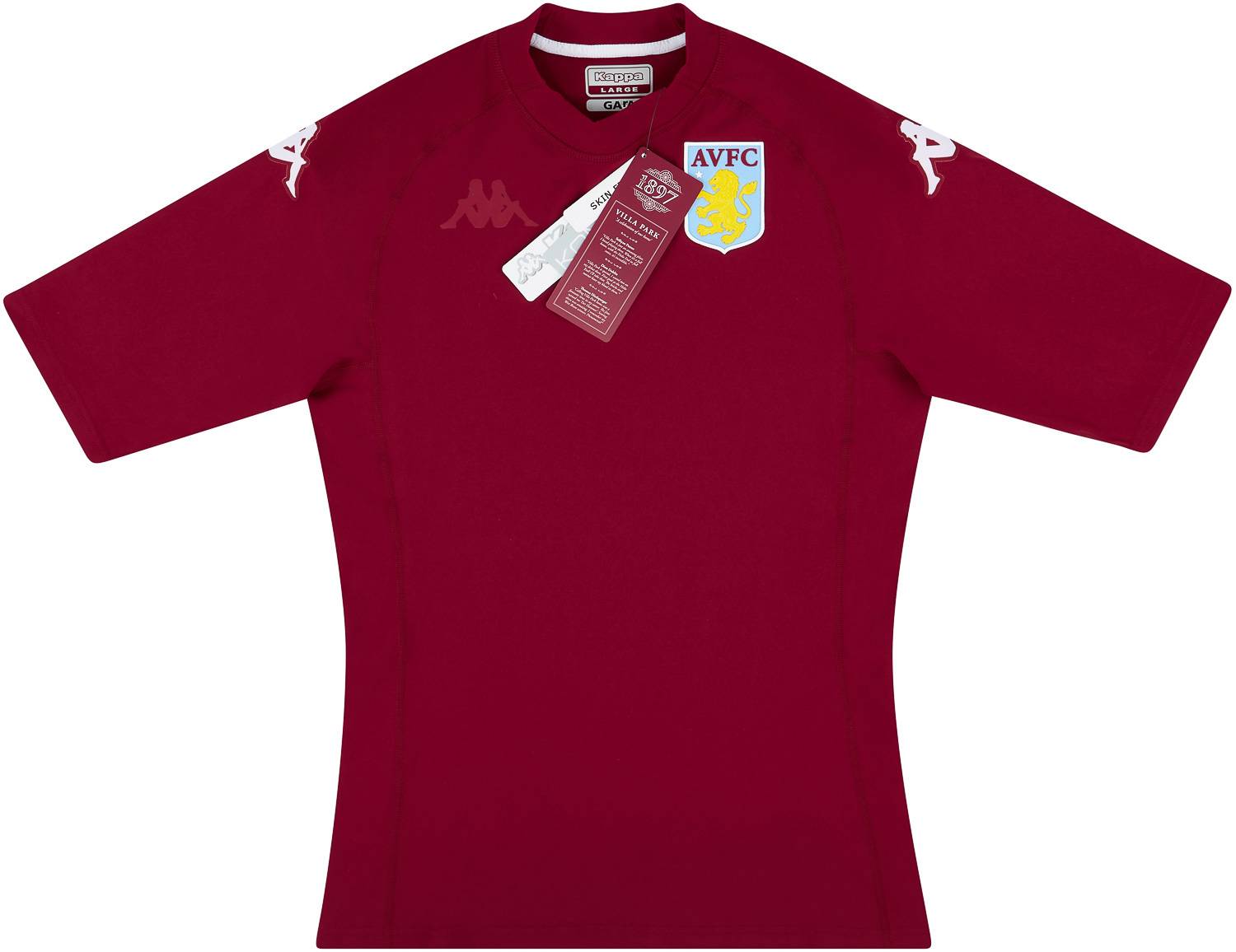 2019-20 Aston Villa Kappa Kombat XX Home Shirt - NEW