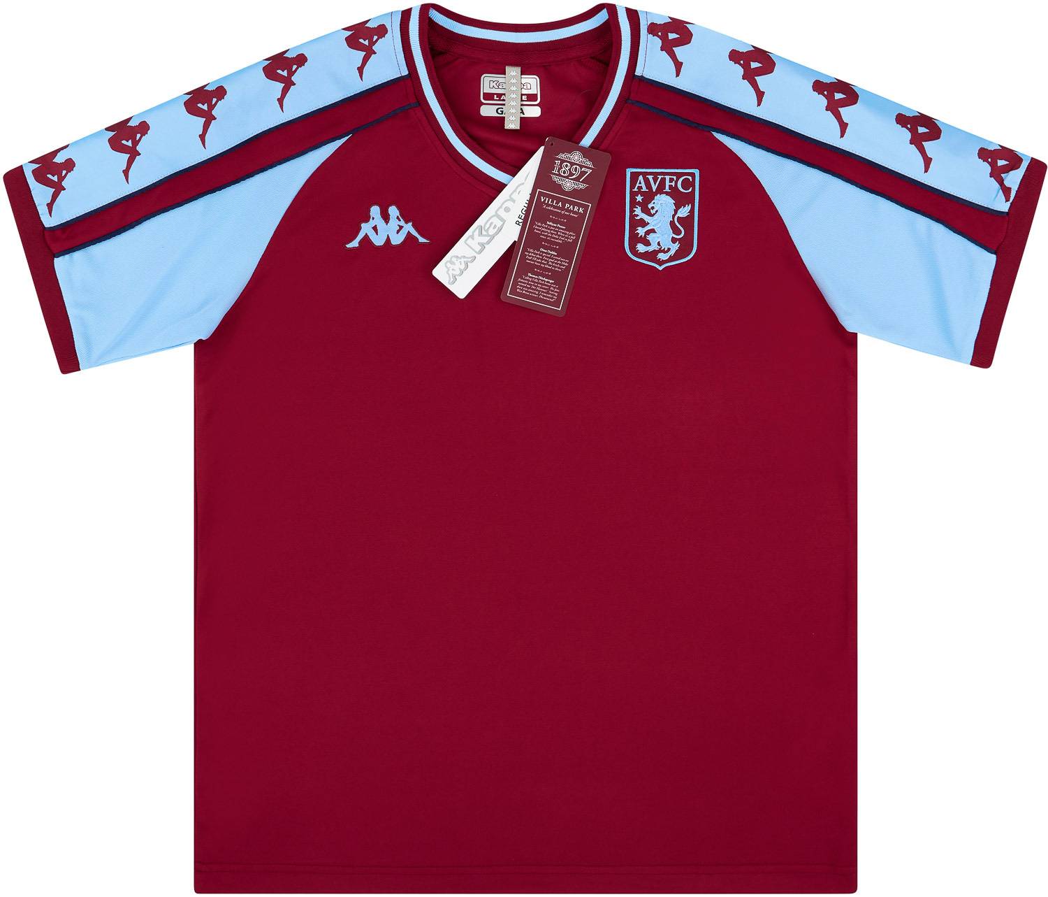 2019 20 Aston Villa Kappa Retro Shirt NEW