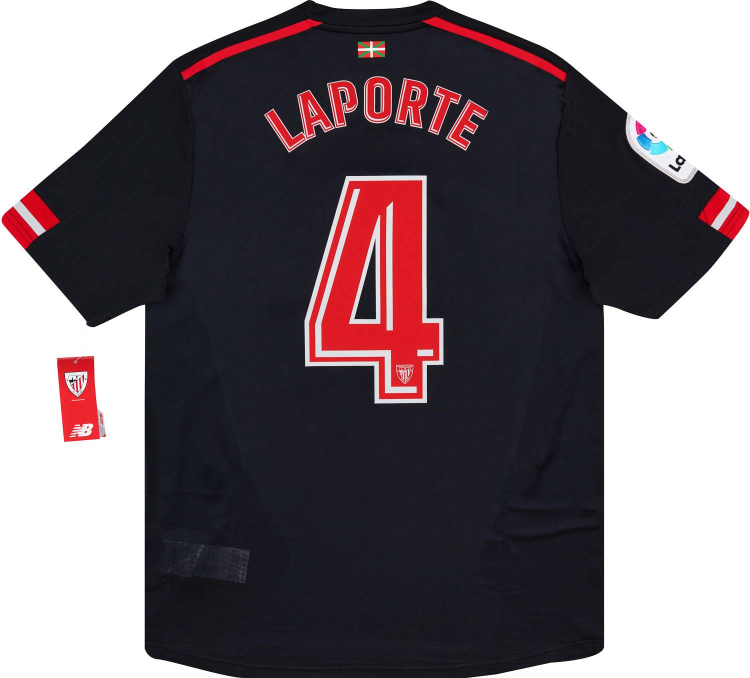2017-18 Athletic Bilbao Away Shirt Laporte #4