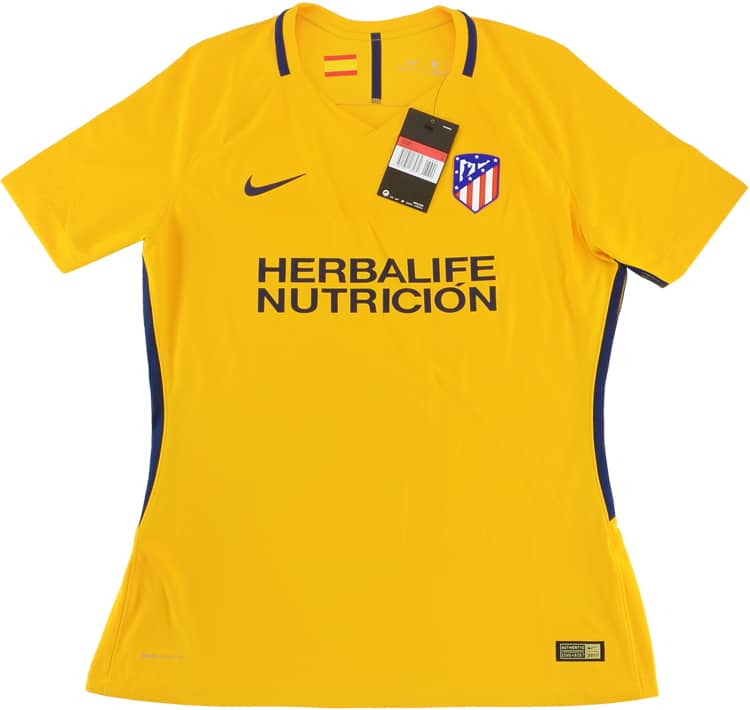 2017-18 Atletico Madrid Women's Player Issue Away Shirt L