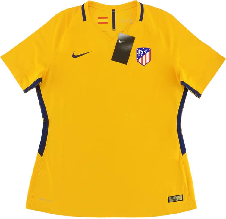 2017-18 Atletico Madrid Women's Player Issue Away Shirt