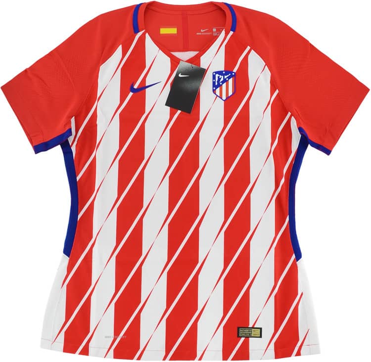 2017-18 Atletico Madrid Women's Player Issue Home Shirt