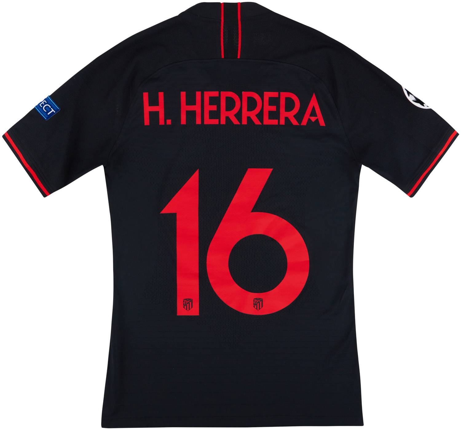 2019-20 Atletico Madrid Player Issue Vaporknit CL Away Shirt H.Herrera #16 S
