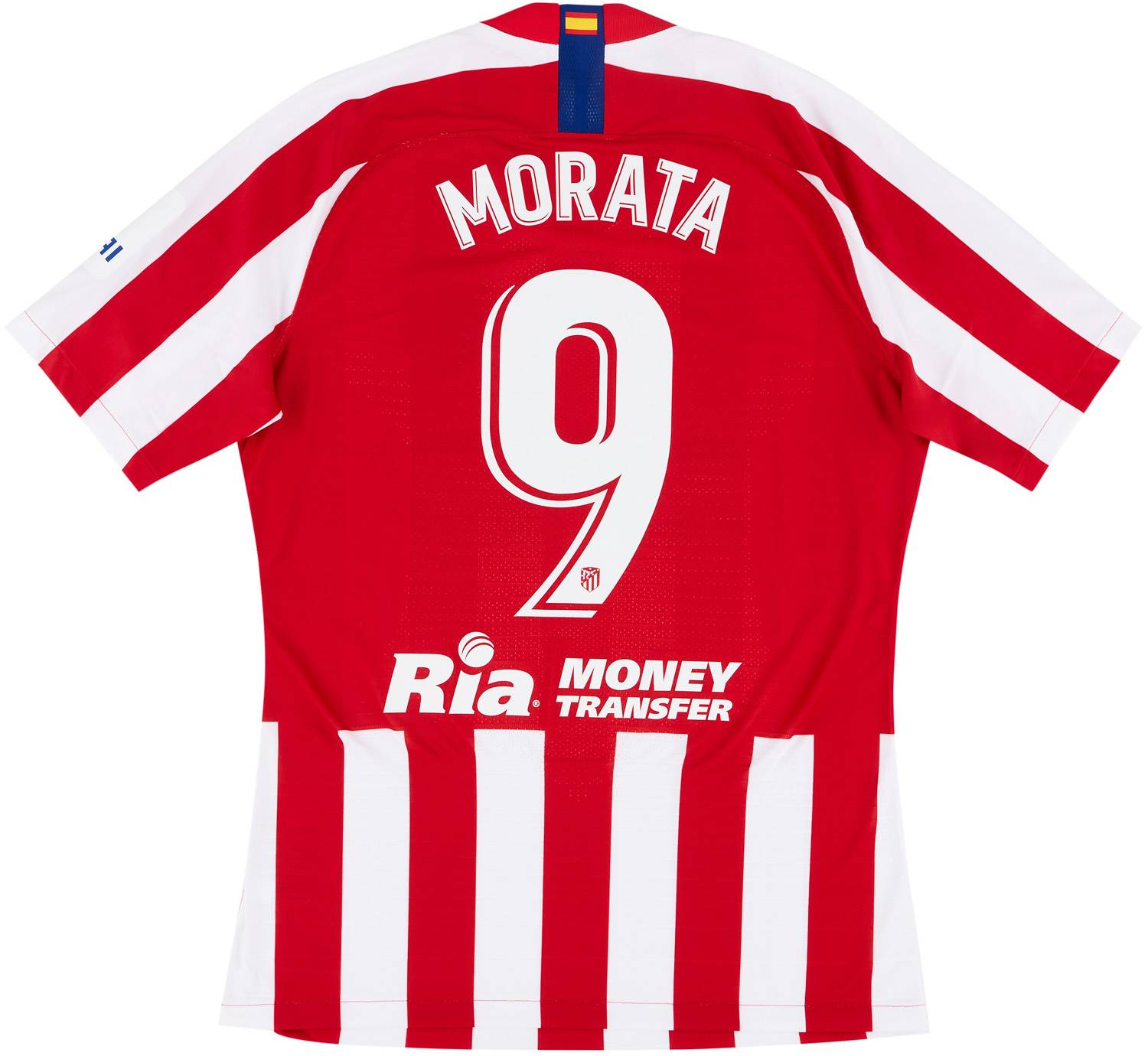 2019-20 Atletico Madrid Player Issue Vaporknit Domestic Home Shirt Morata #9