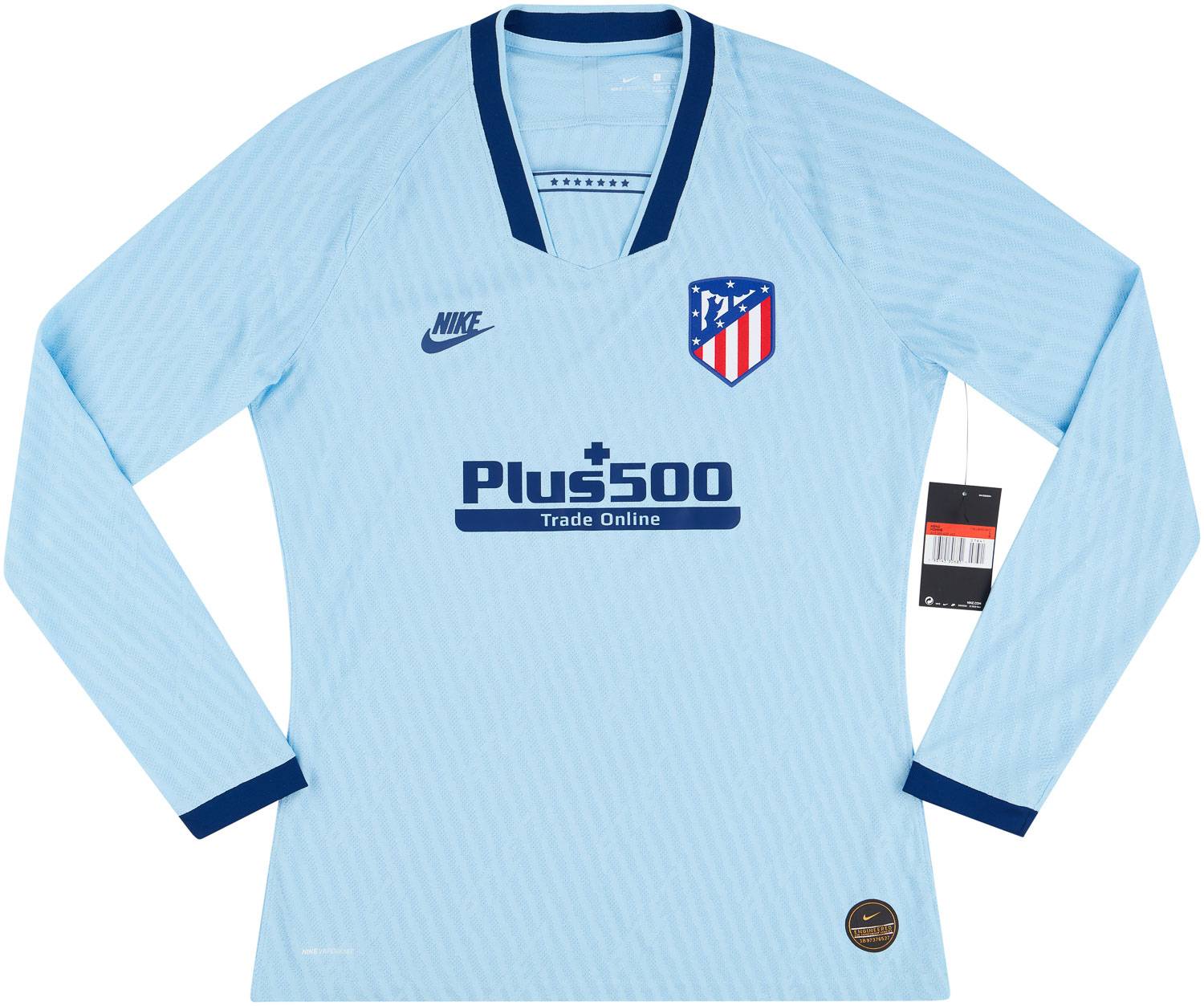 2019 20 Atletico Madrid Player Issue Vaporknit Third L S Shirt