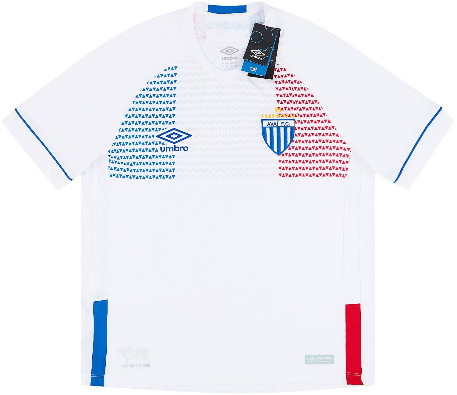 2018 Avai FC Special Edition 'Lion Bleu' Umbro Nations Shirt