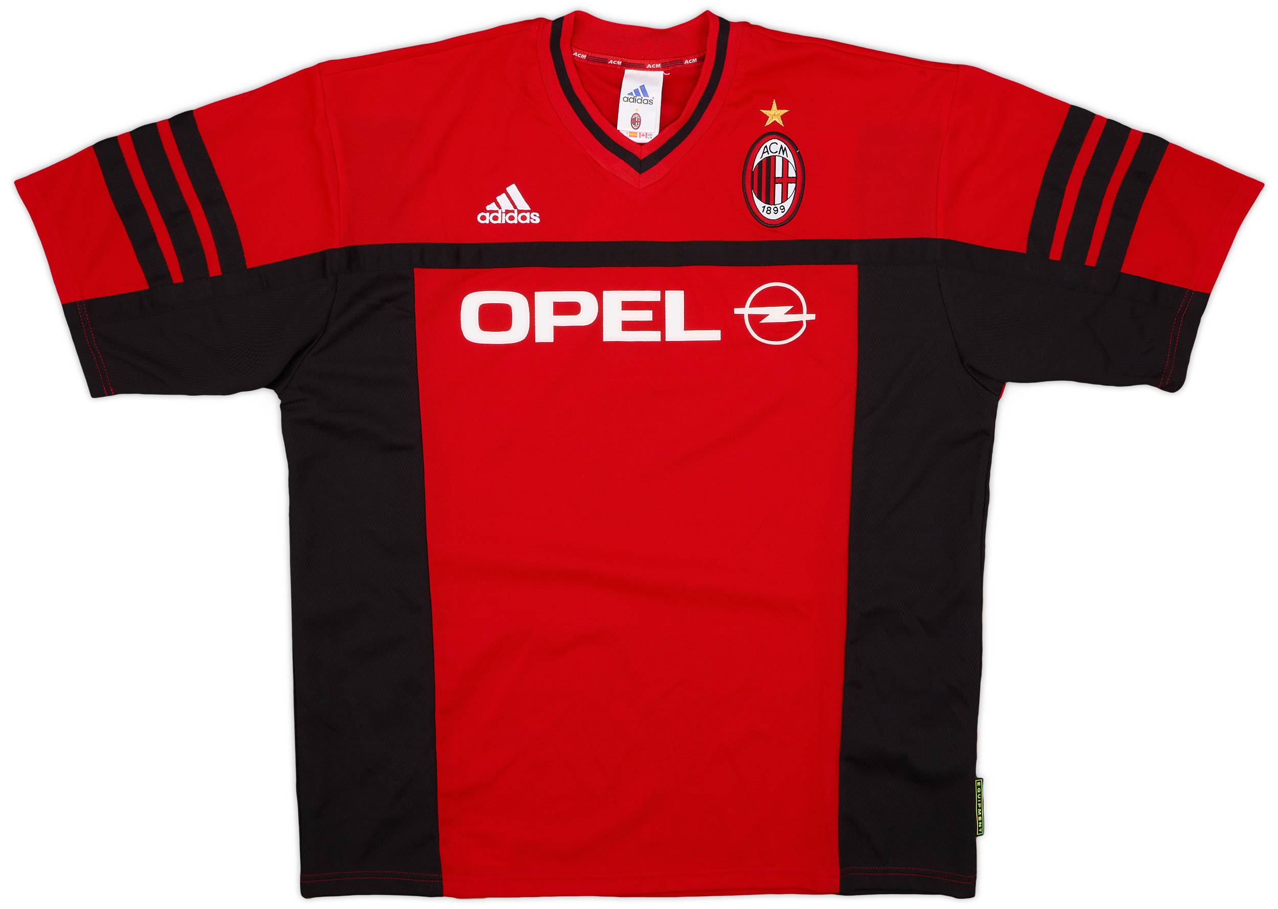 1998-00 AC Milan Player Issue adidas Training Shirt - 10/10 - (L)