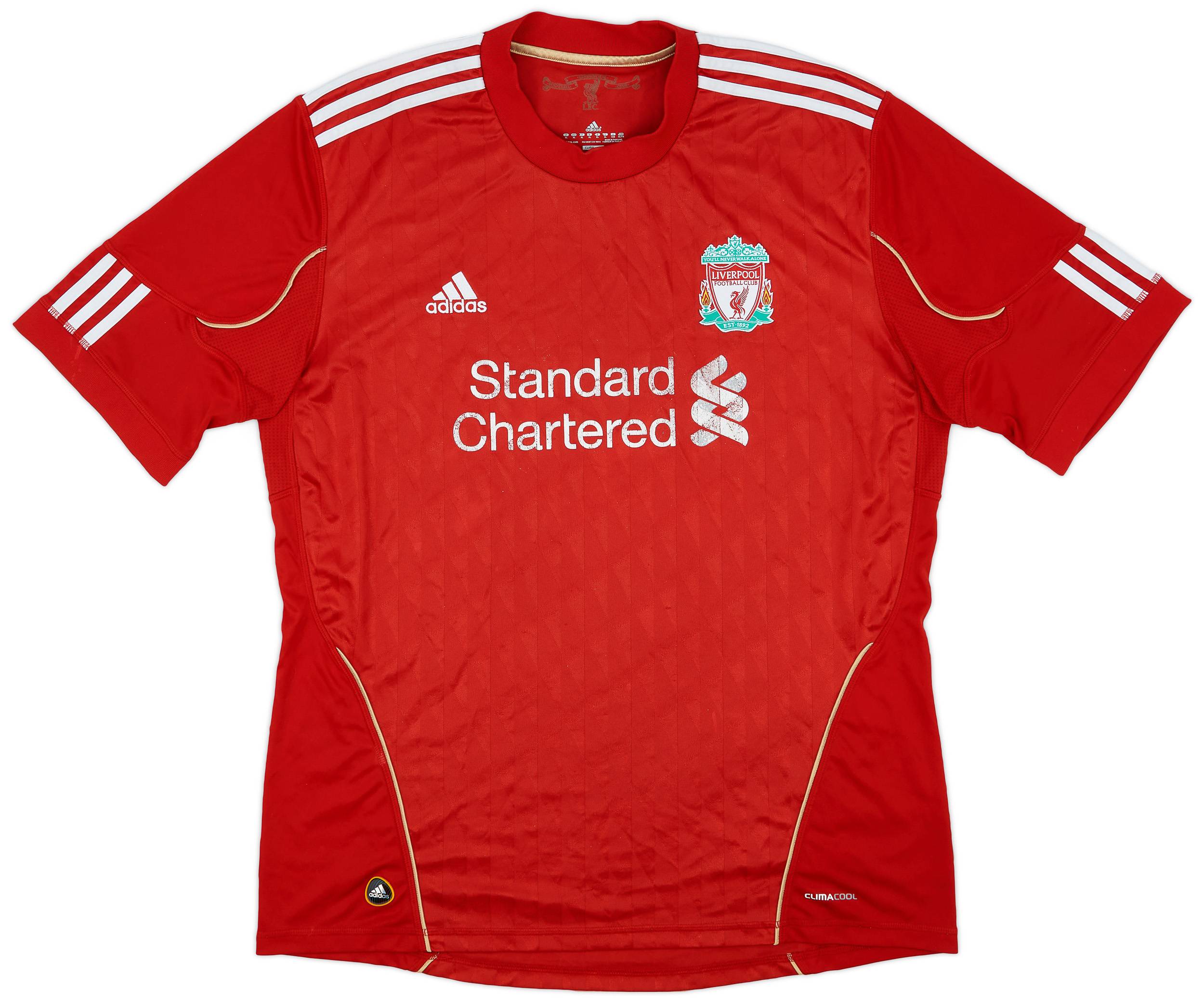 2010-12 Liverpool Home Shirt - 4/10 - (XL)