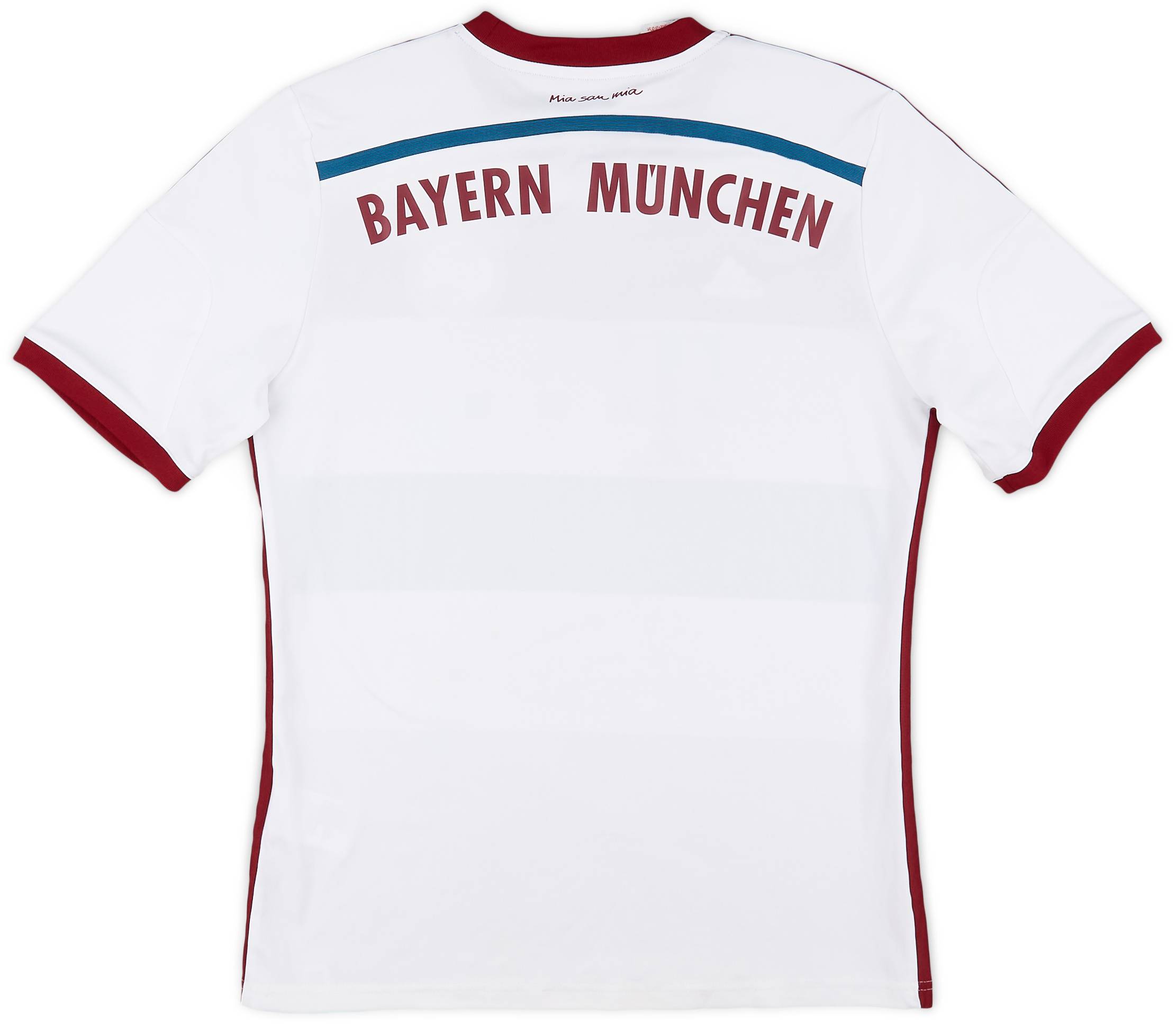 未使用美品！14/15 アウェイ FC BAYERN MUNCHEN サッカー 2014-15 Bayern Munich Away Shirt - 8/10 - (XL.Boys)