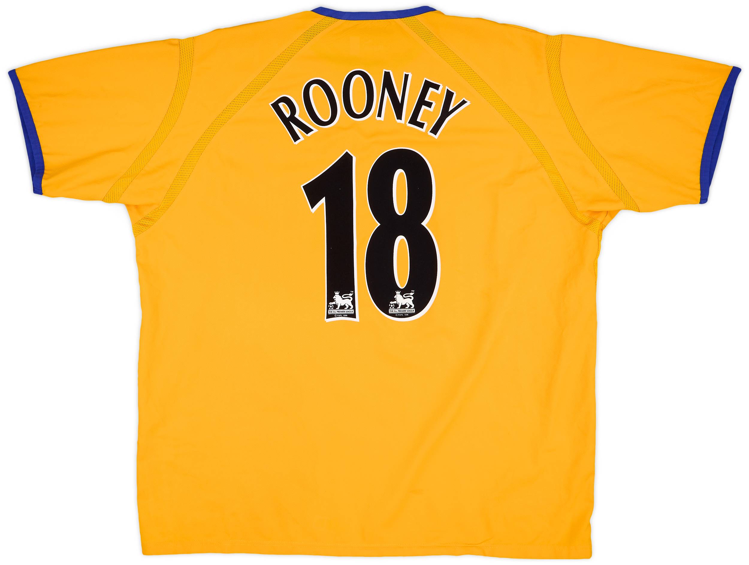 2003-04 Everton Away Shirt Rooney #18 - 9/10 - (XXL)