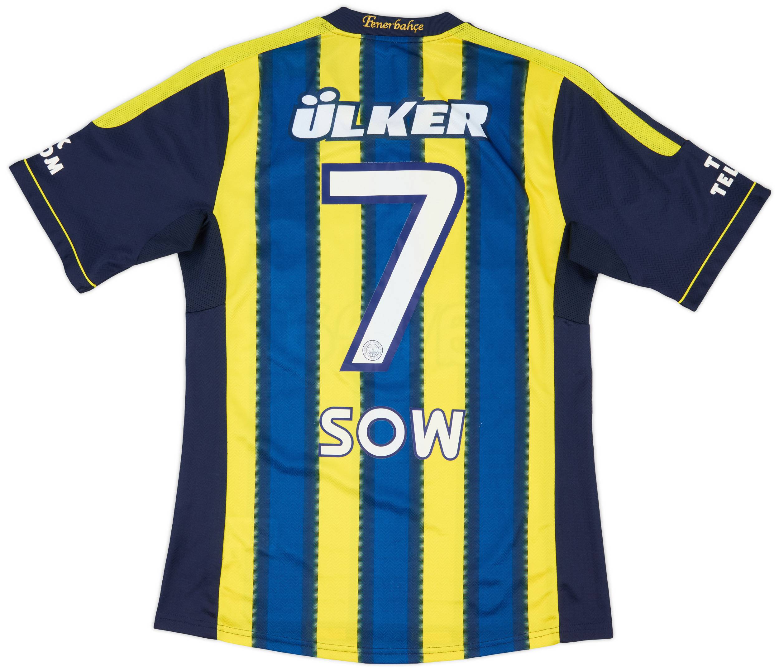2011-12 Fenerbahce Home Shirt Sow #7 - 8/10 - (M)