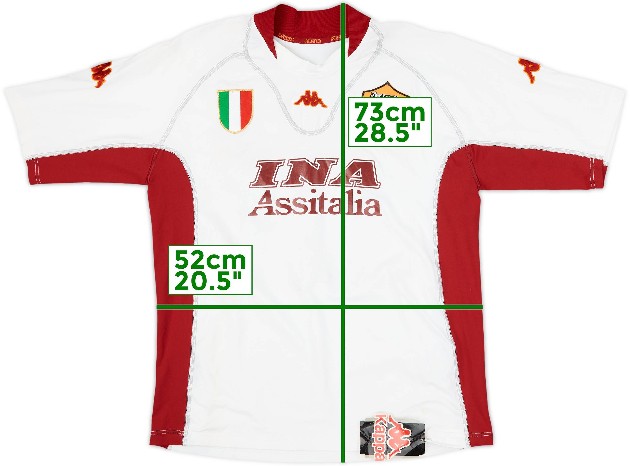 2001-02 Roma Away Shirt Totti #10 (XXL)