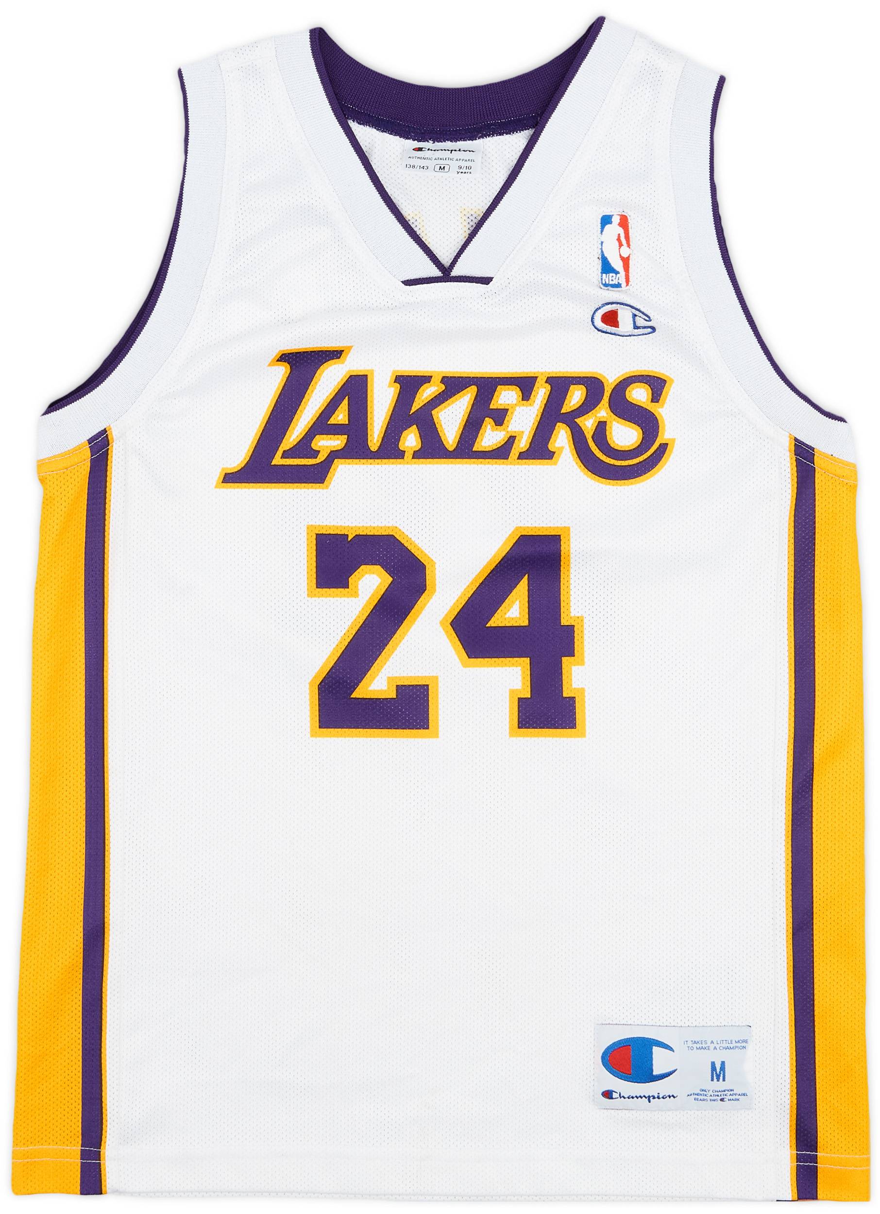 2006-10 LA Lakers Bryant #24 Champion Alternate Jersey - 7/10 - (M.Boys)