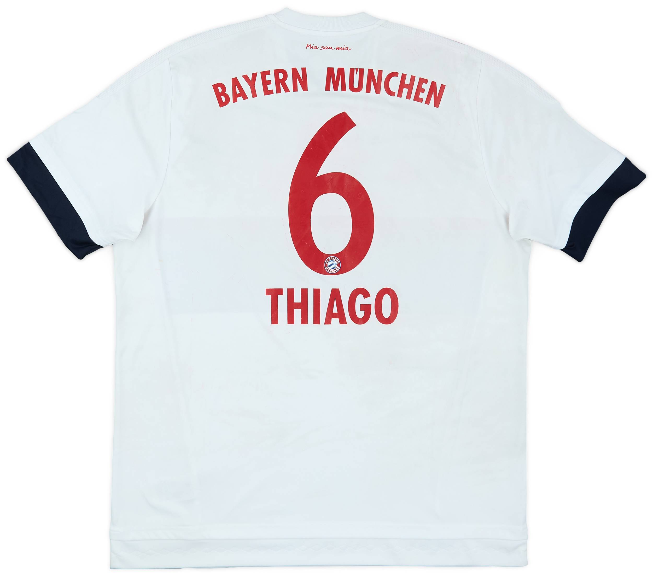 2015-16 Bayern Munich Away Shirt Thiago #6 - 4/10 - (XL)
