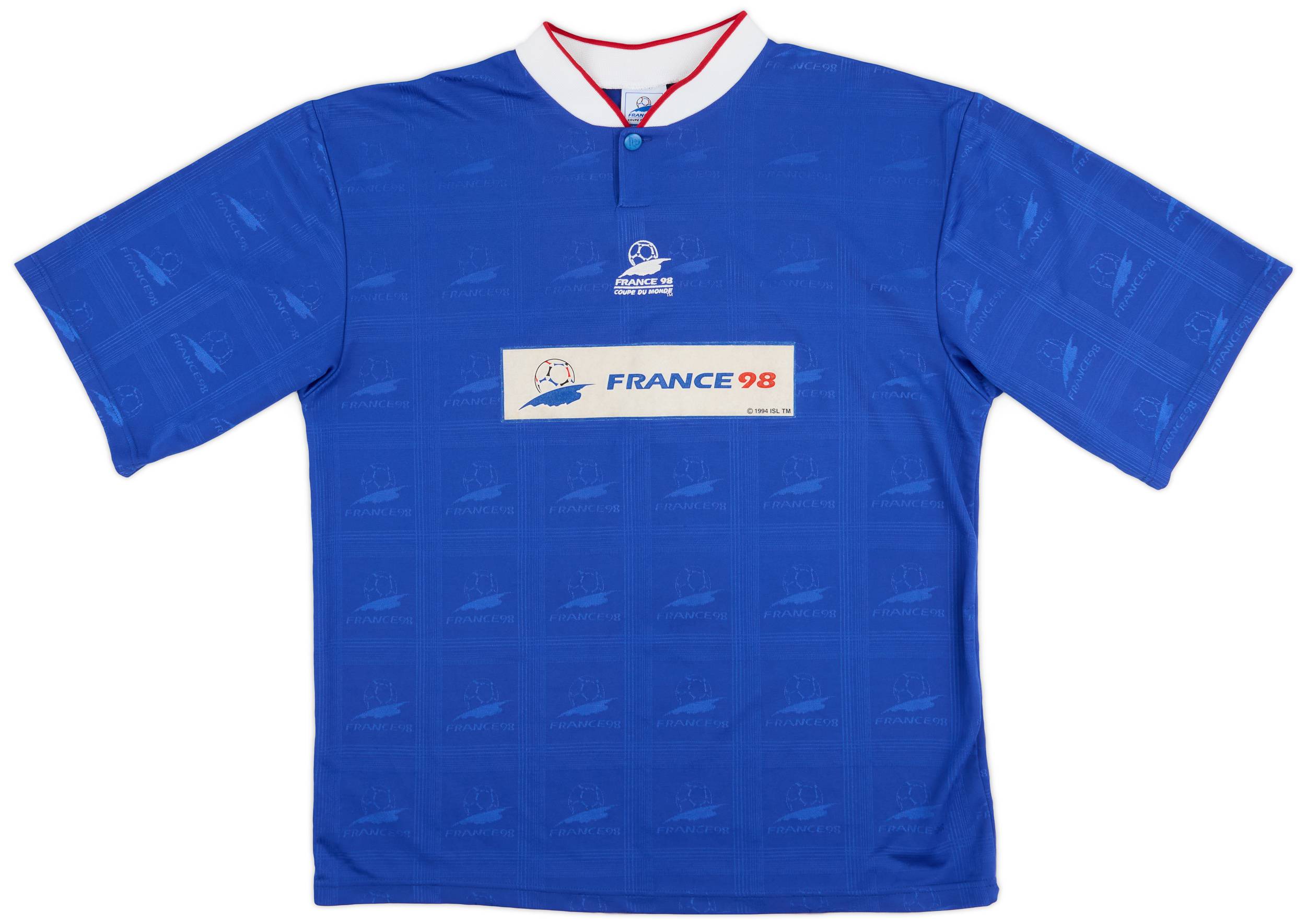 1998 France 'Coupe de Monde' Training Shirt - 9/10 - (XL)