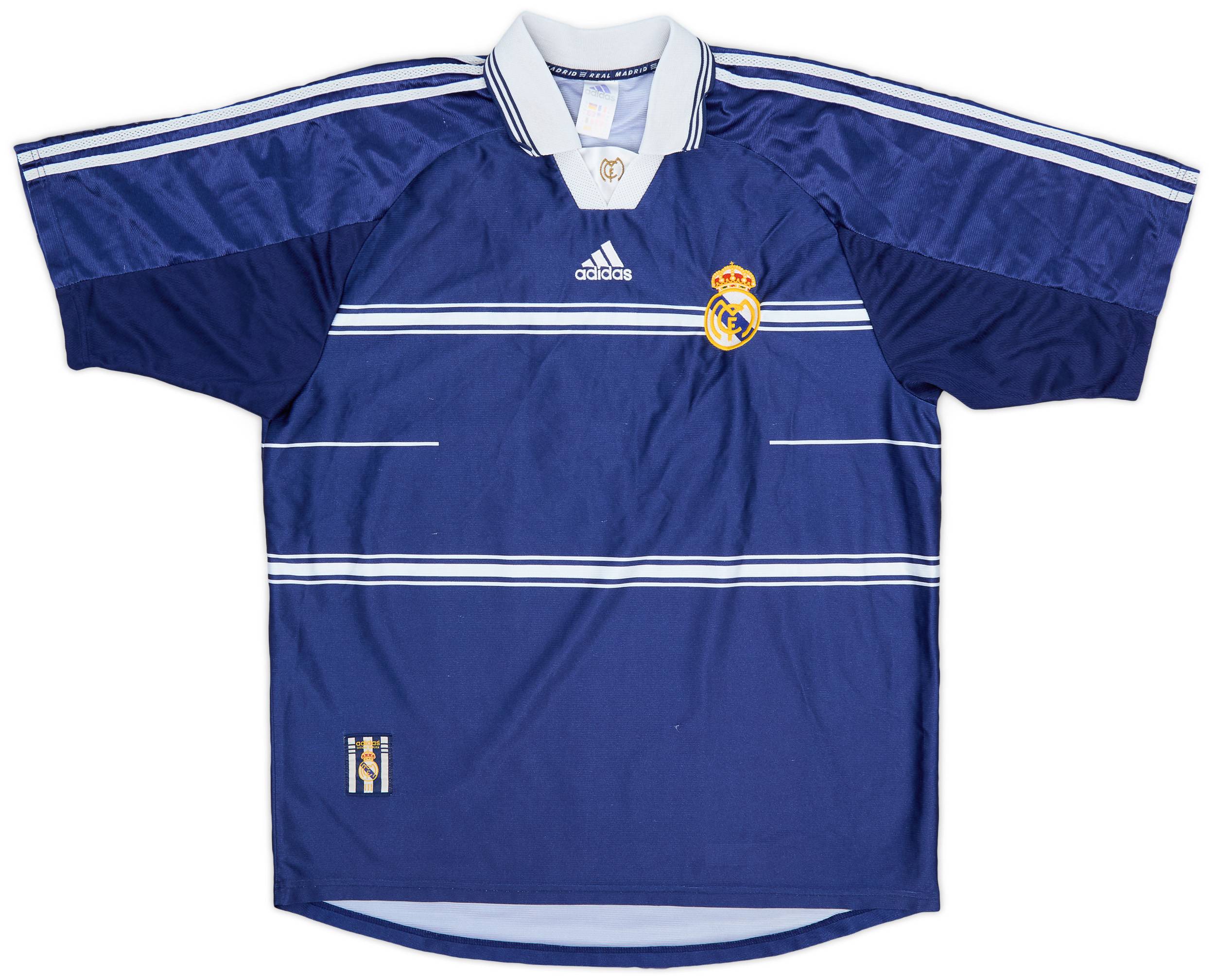 ウェア Real Madrid Away 1994/1996 Uniform 1998-99 Real Madrid Away Shirt Raul #7 - 8/10 - (XL)