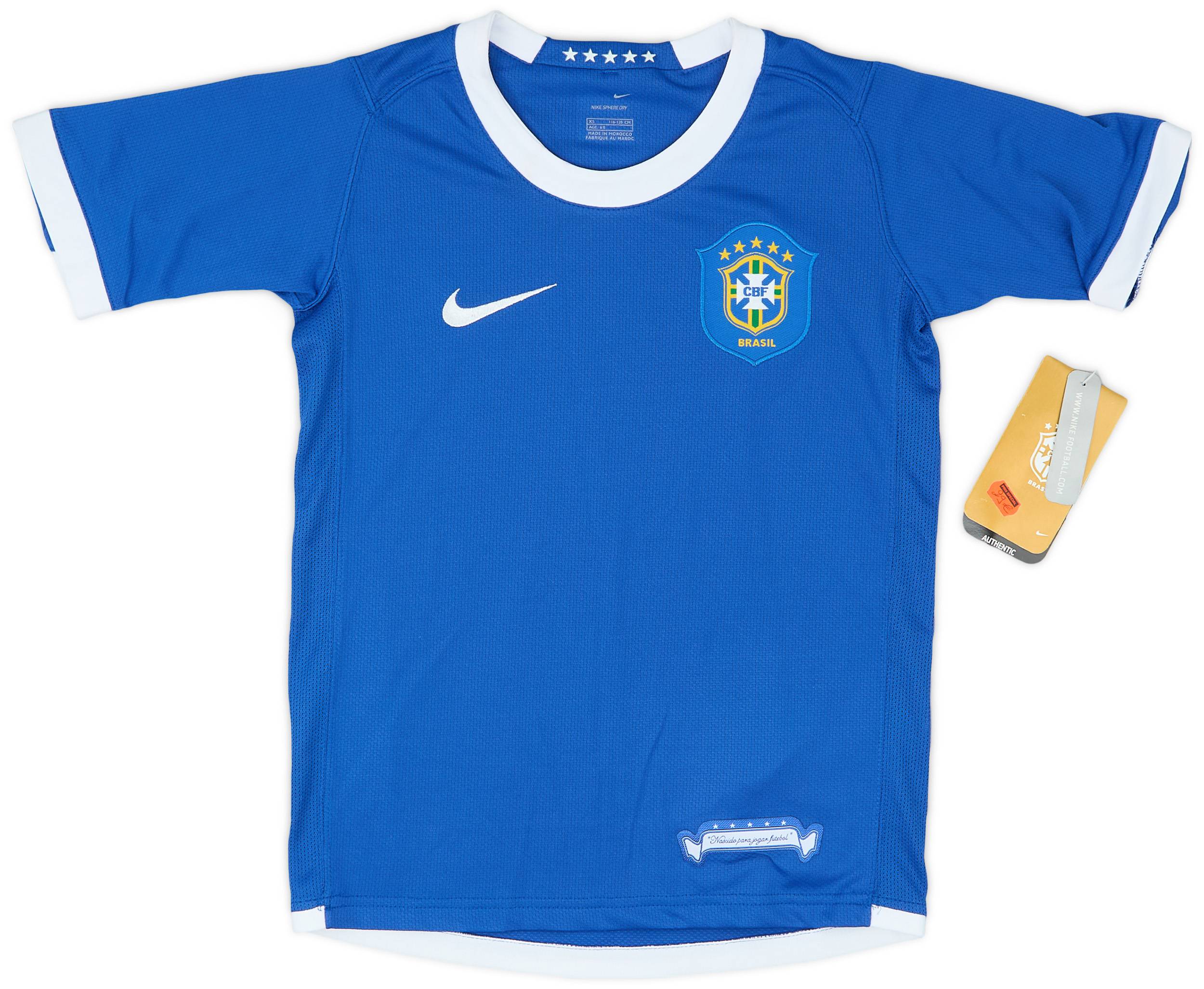2006-07 Brazil Away Shirt (S.Boys)