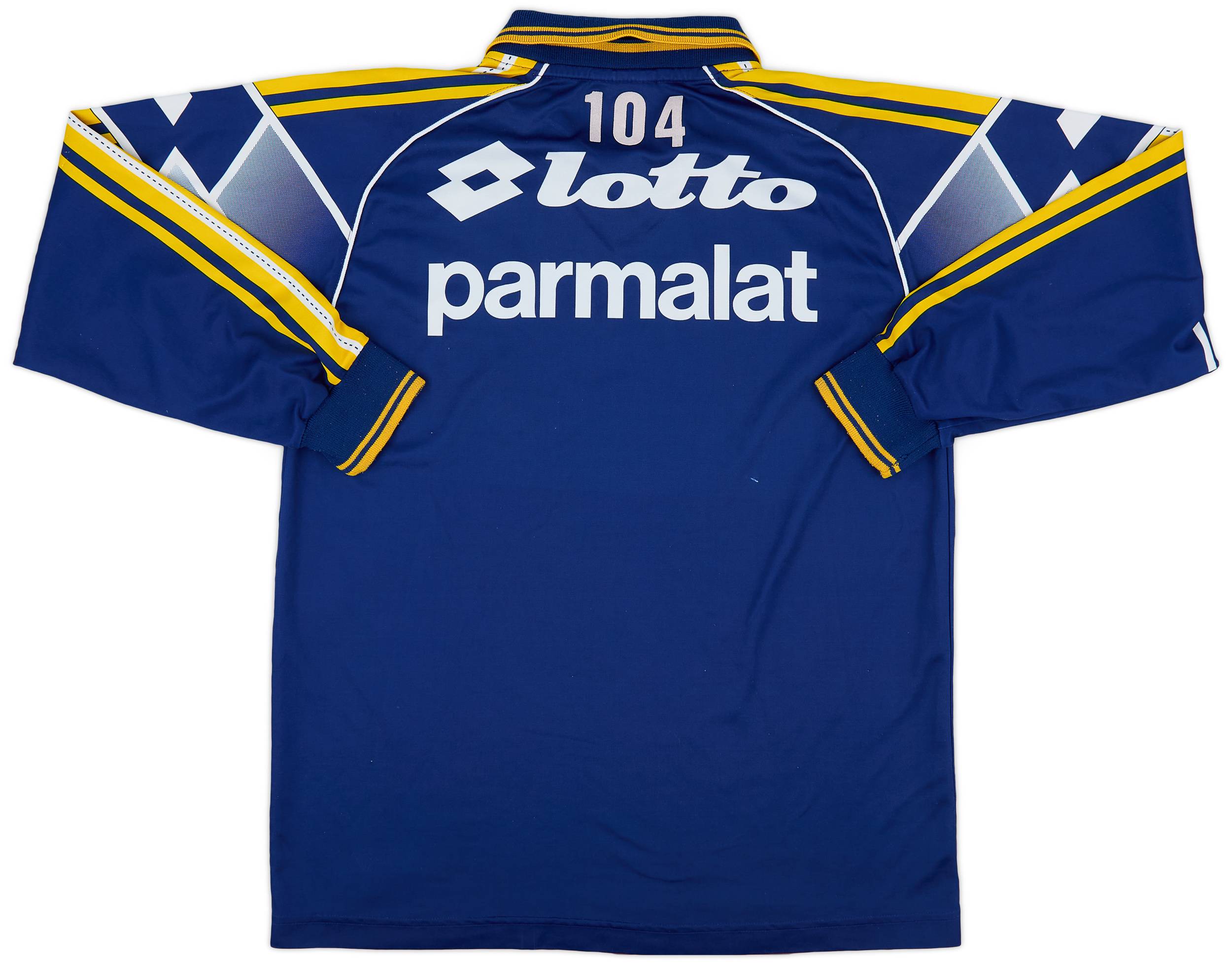 1998-99 Parma Player Issue Lotto Training L/S Shirt #104 - 8/10 - (XL)