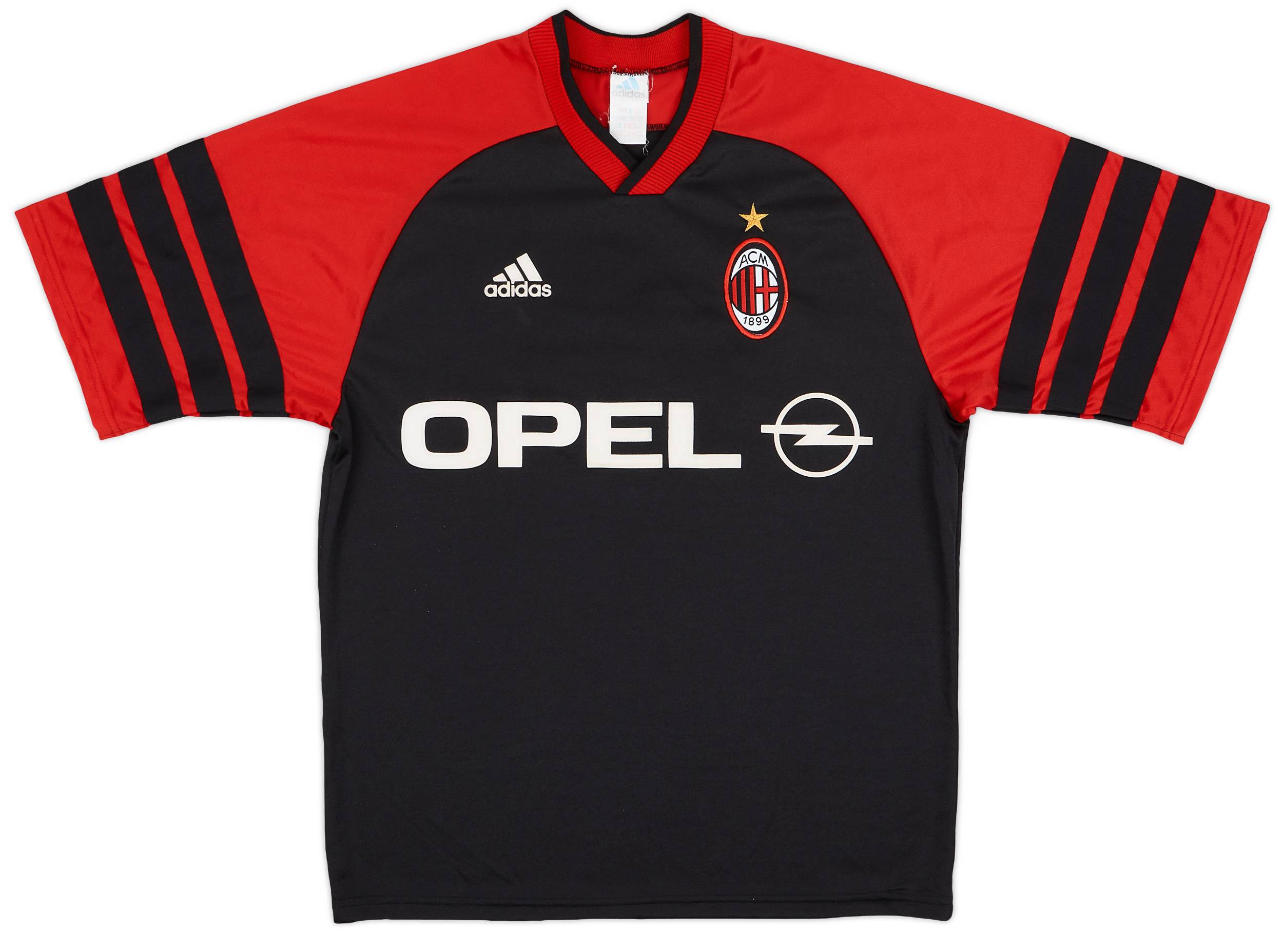 1998-99 AC Milan adidas Training Shirt - 9/10 - (M)