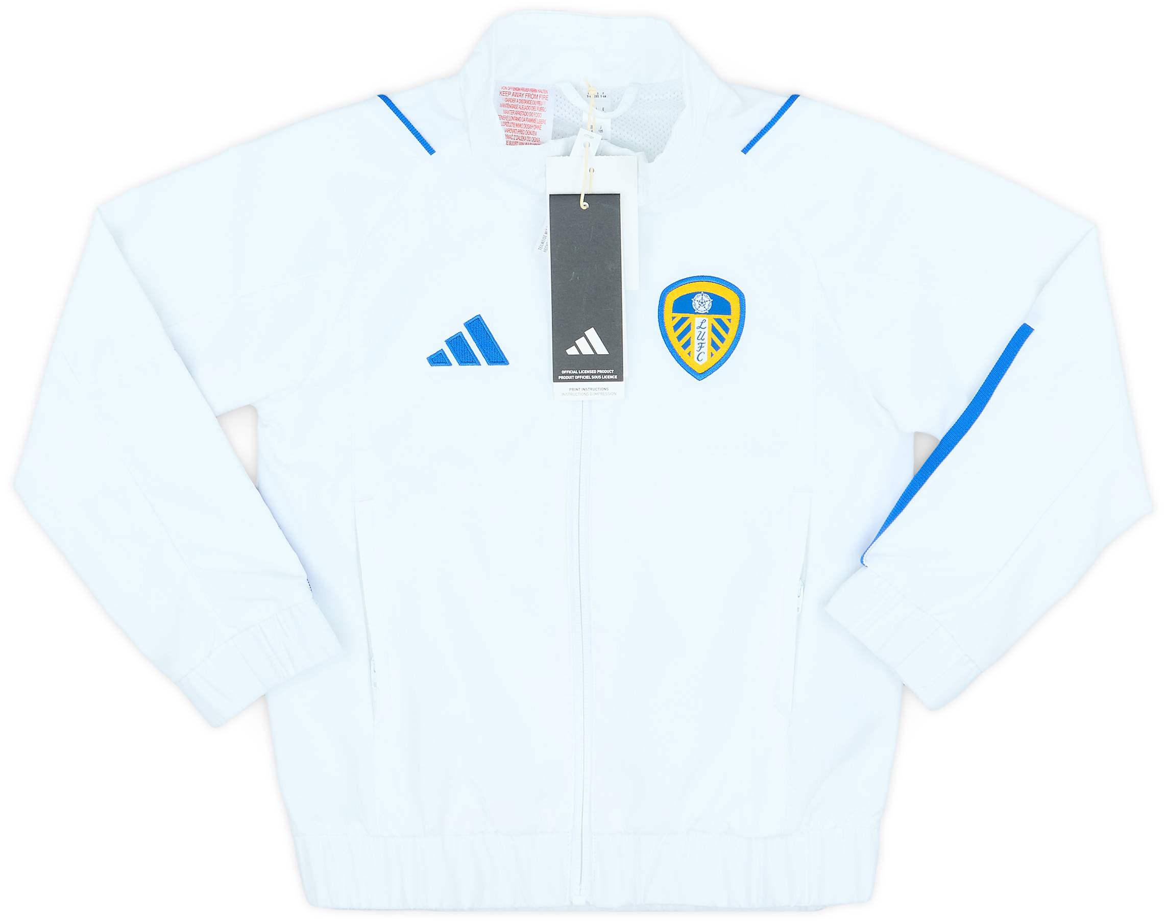 2023-24 Leeds United adidas Anthem Jacket (5-6 Years)