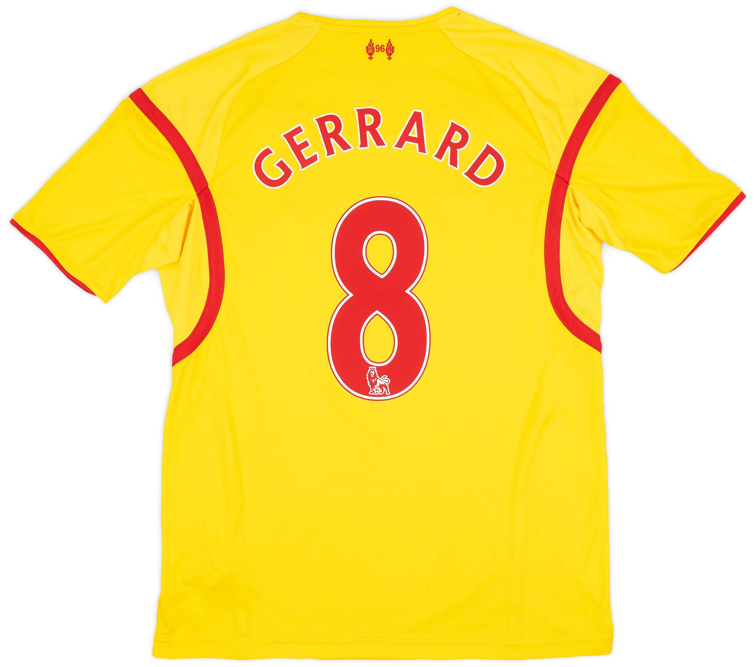 2014-15 Liverpool Away Shirt Gerrard #8 - 6/10 - (M)