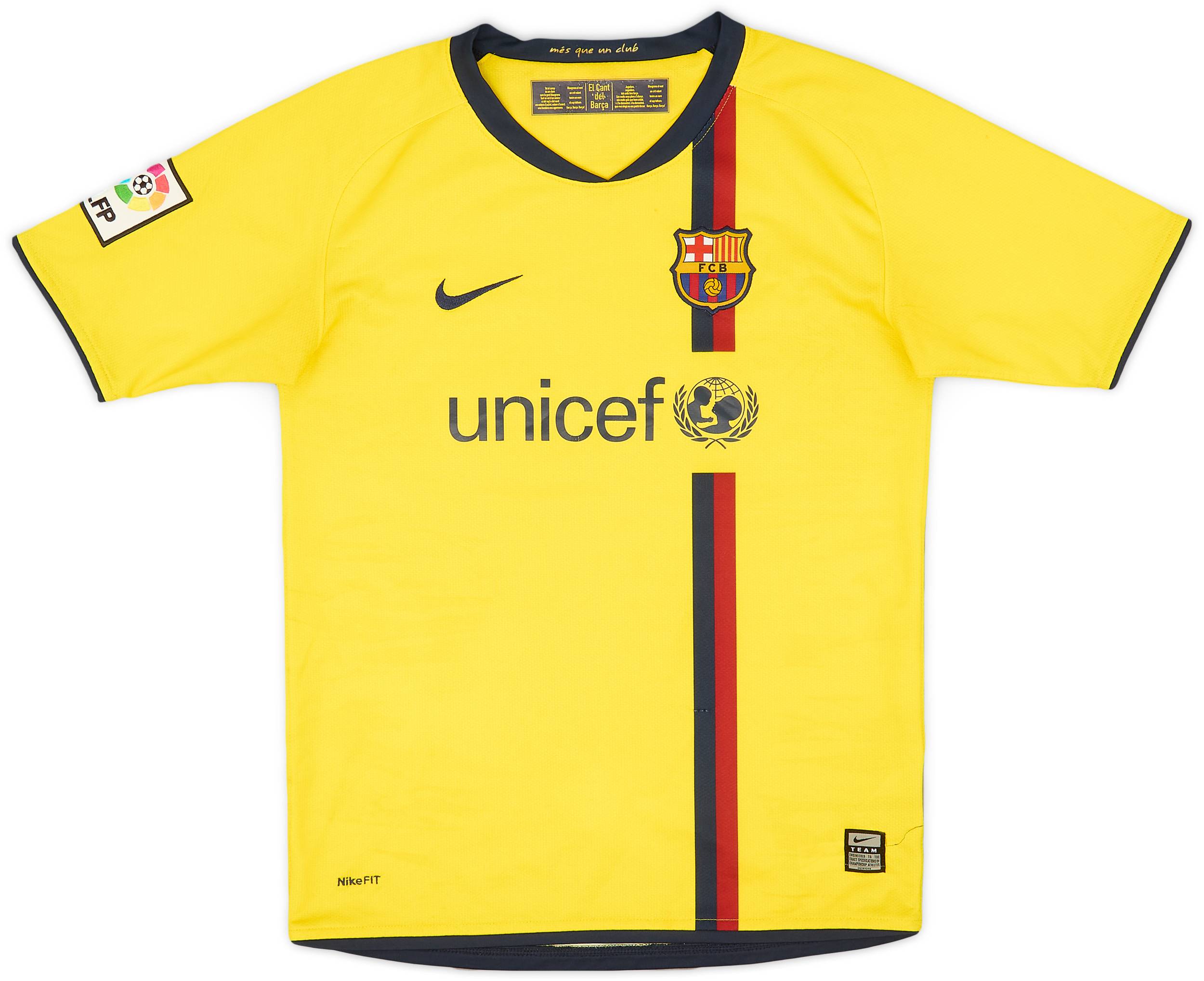 2008-10 Barcelona Away Shirt - 6/10 - (L.Boys)