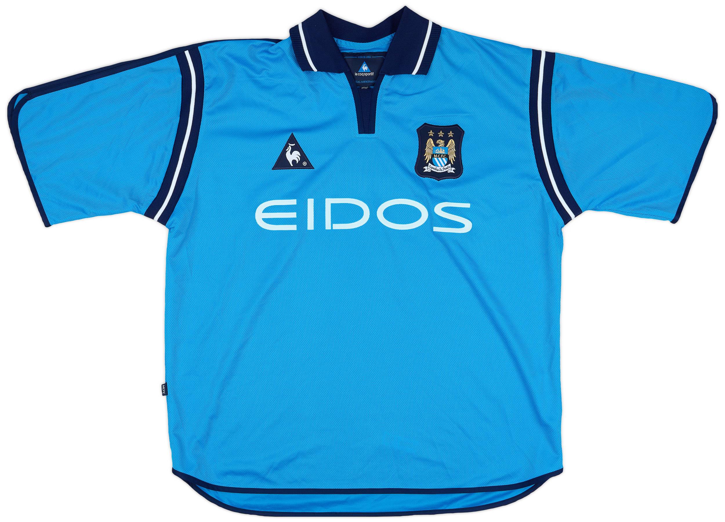 2001-02 Manchester City Home Shirt (L)
