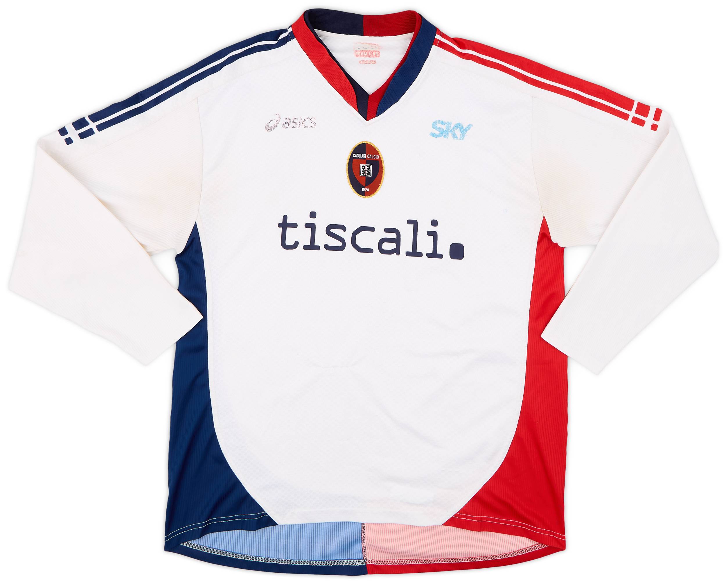2006-07 Cagliari Away L/S Shirt - 5/10 - (XL)