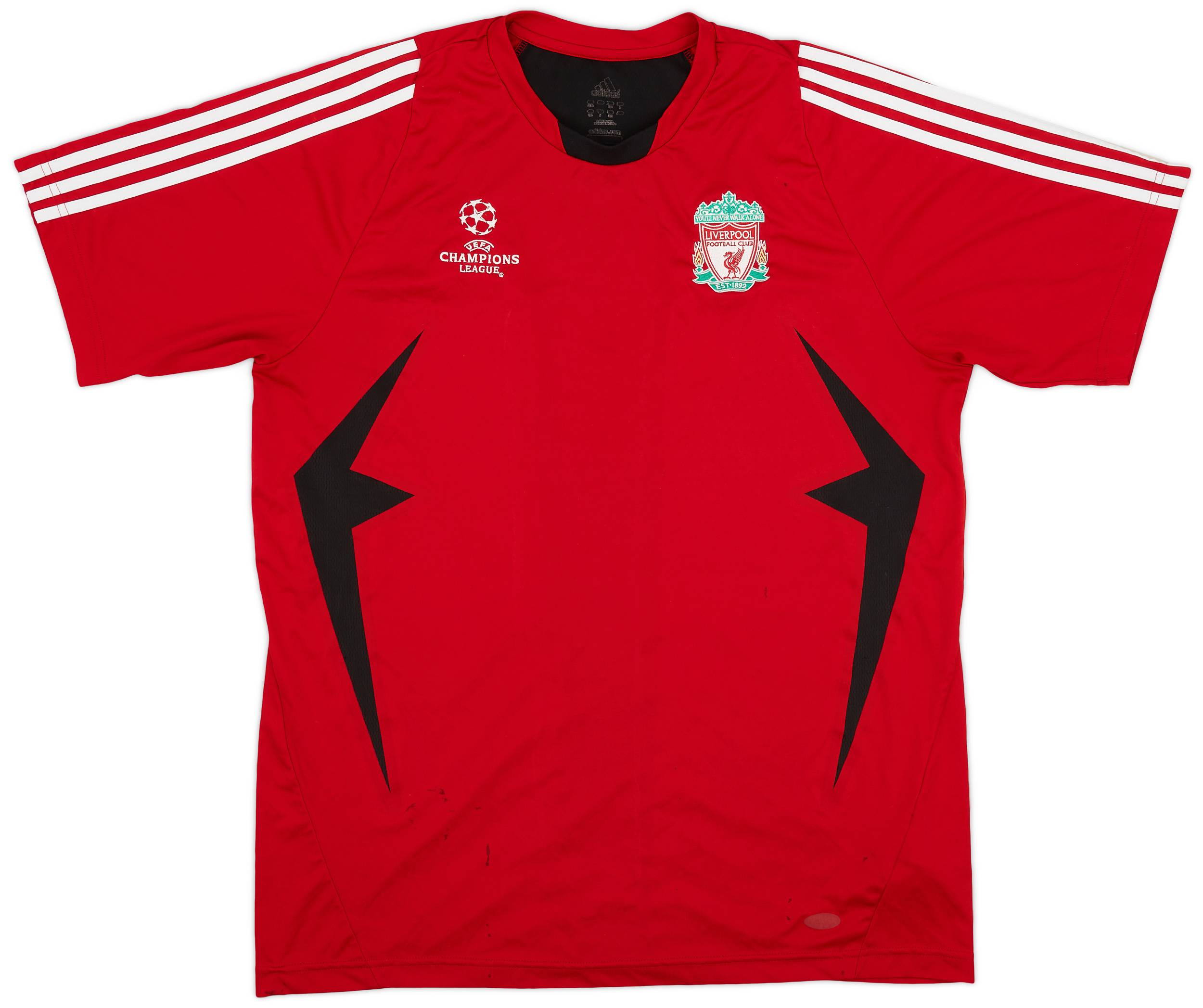 2007-08 Liverpool CL adidas Training Shirt - 6/10 - (XL)